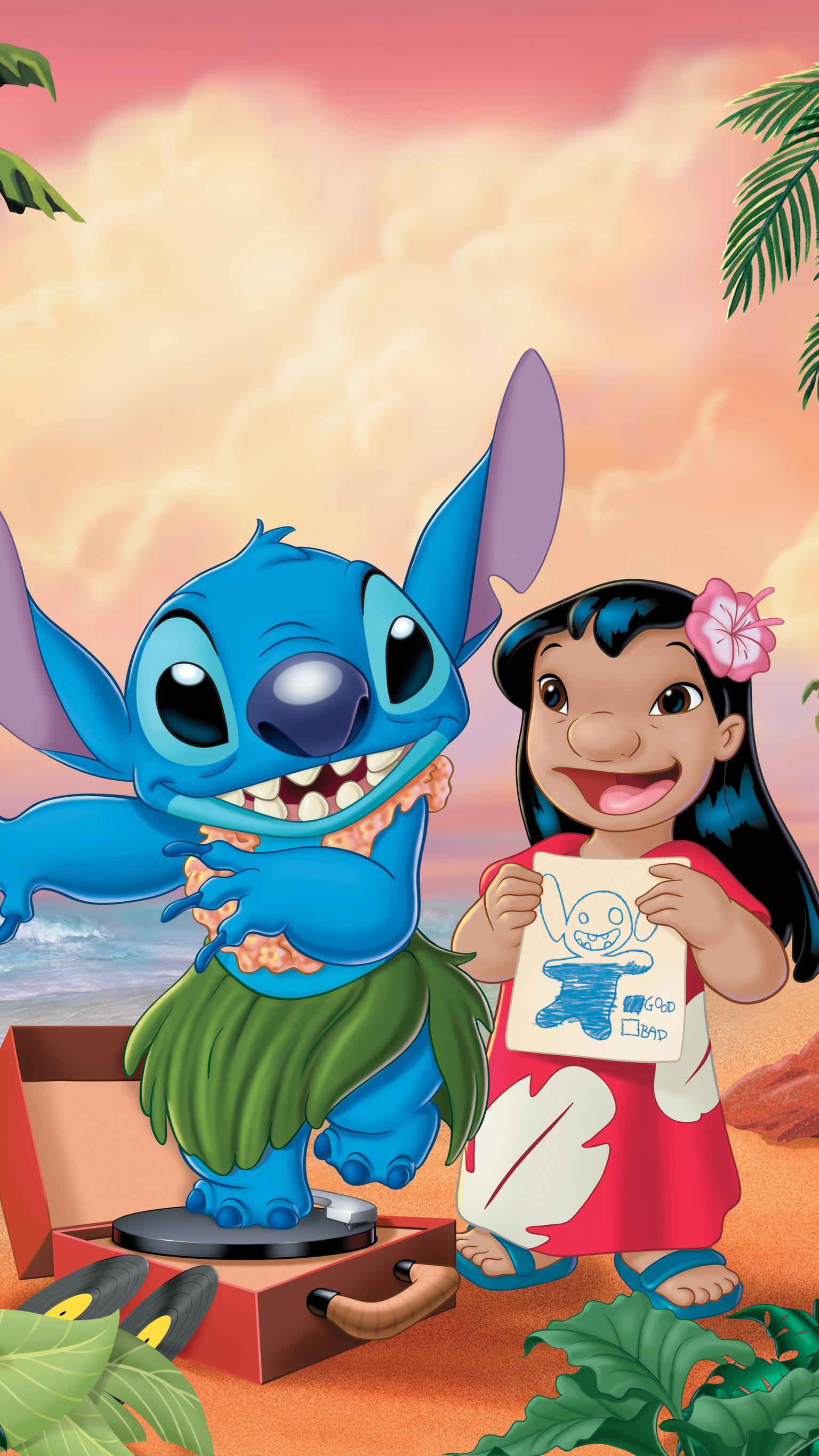 1536x2732 Lilo & Stitch 2: Stitch has a Glitch (2005) Hình nền điện thoại