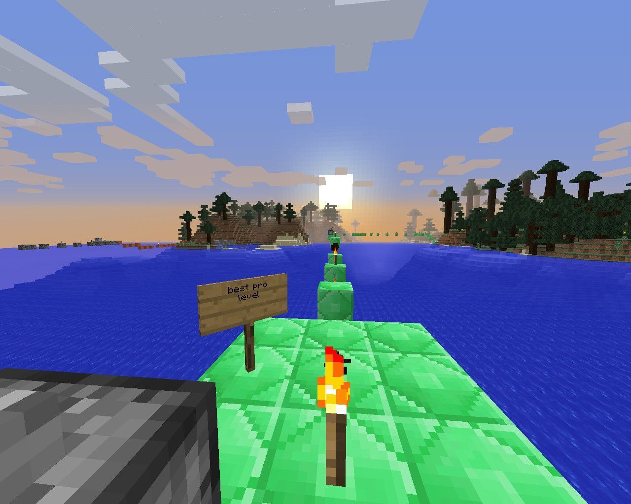 1280x1024 parkour map 1001 Minecraft: Java