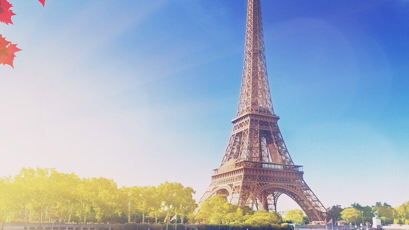 Hình nền 1366x768 cho máy tính để bàn, laptop.  tháp eiffel