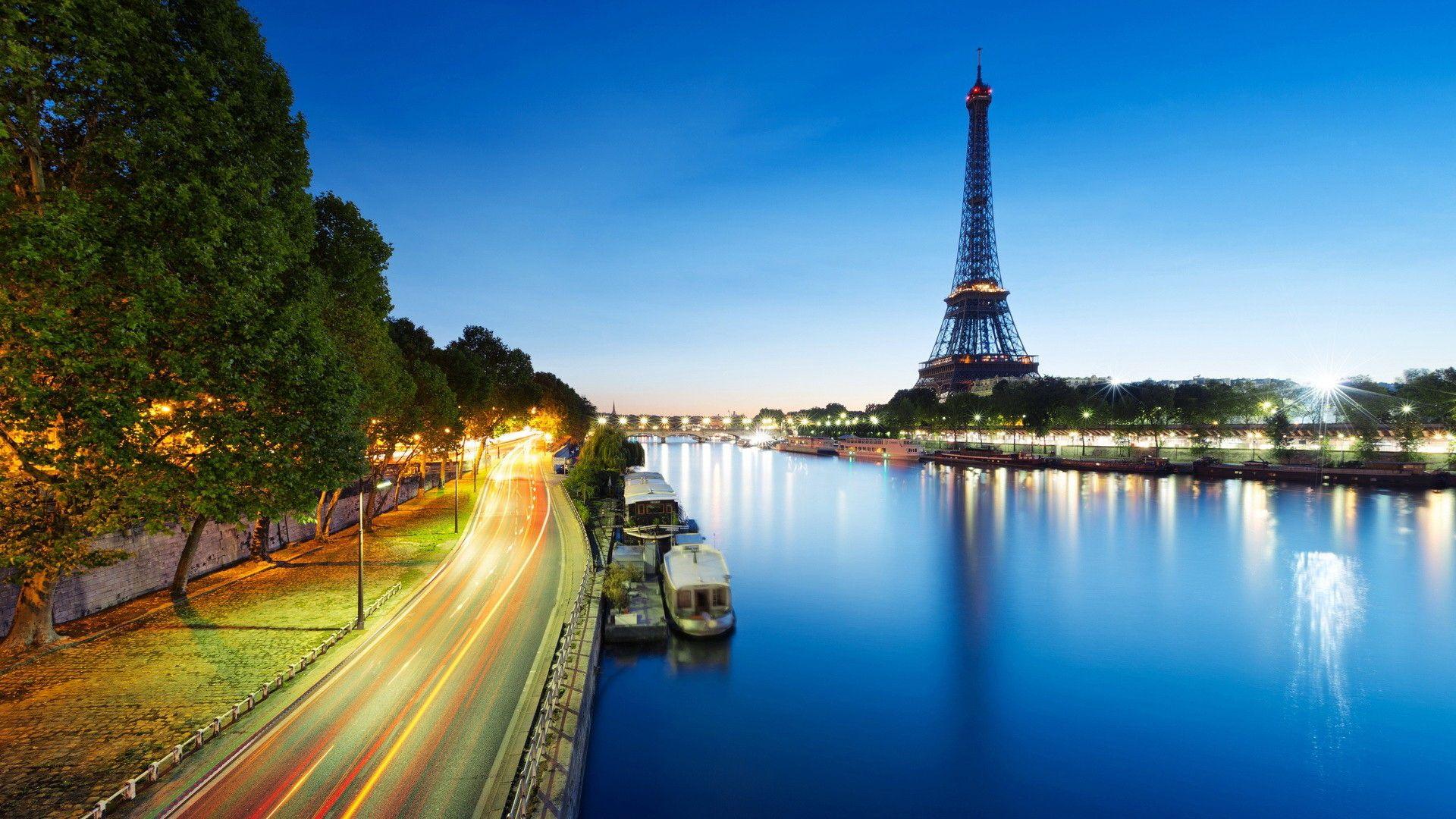 Hình nền máy tính HD 1920x1080 Tháp Eiffel: Độ nét cao