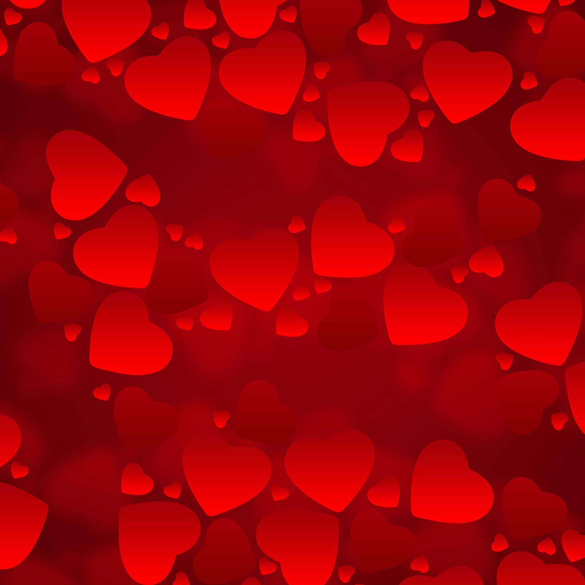 2048x2048 Valentine's Day iPad Wallpaper