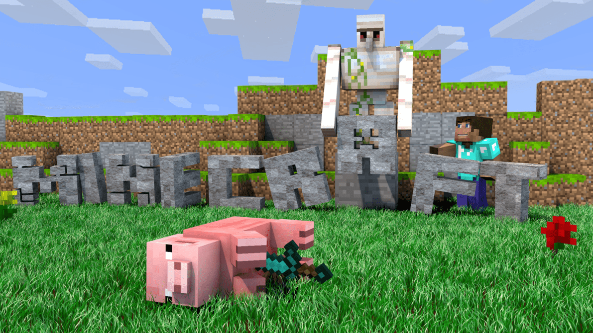 1191x670 Minecraft Text Wallpaper Pig. MINECRAFT SEEDS