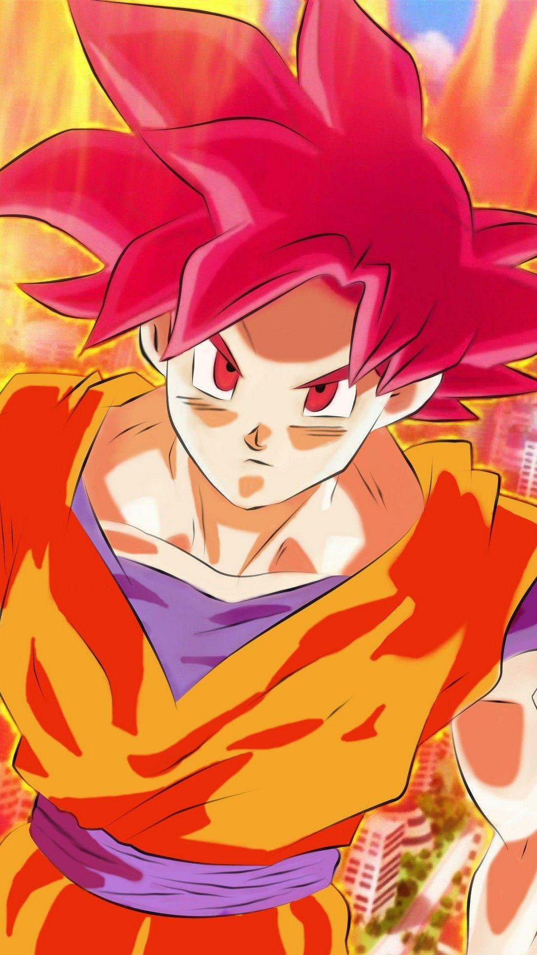 Hình nền 1080x1920 Goku Super Saiyan God Android - 2019 Android