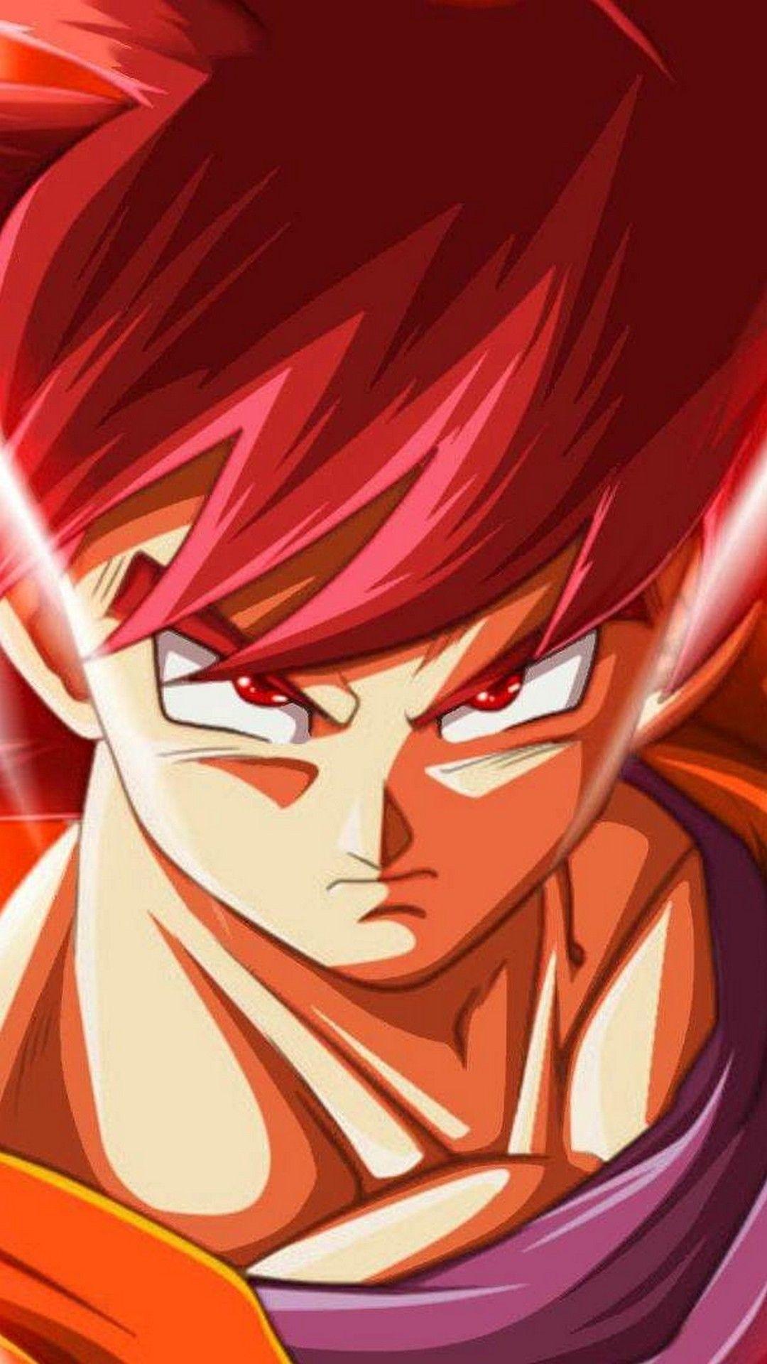 Hình nền Android 1080x1920 Goku Super Saiyan God - 2019 Android