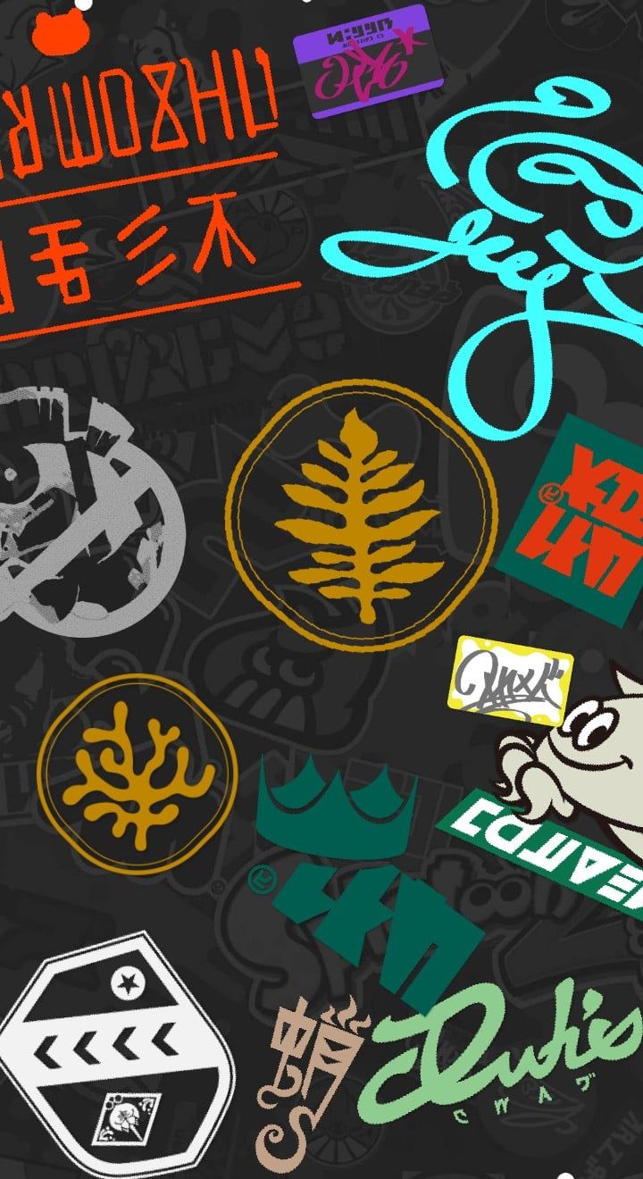 720x1320 splatoon graffiti and signs