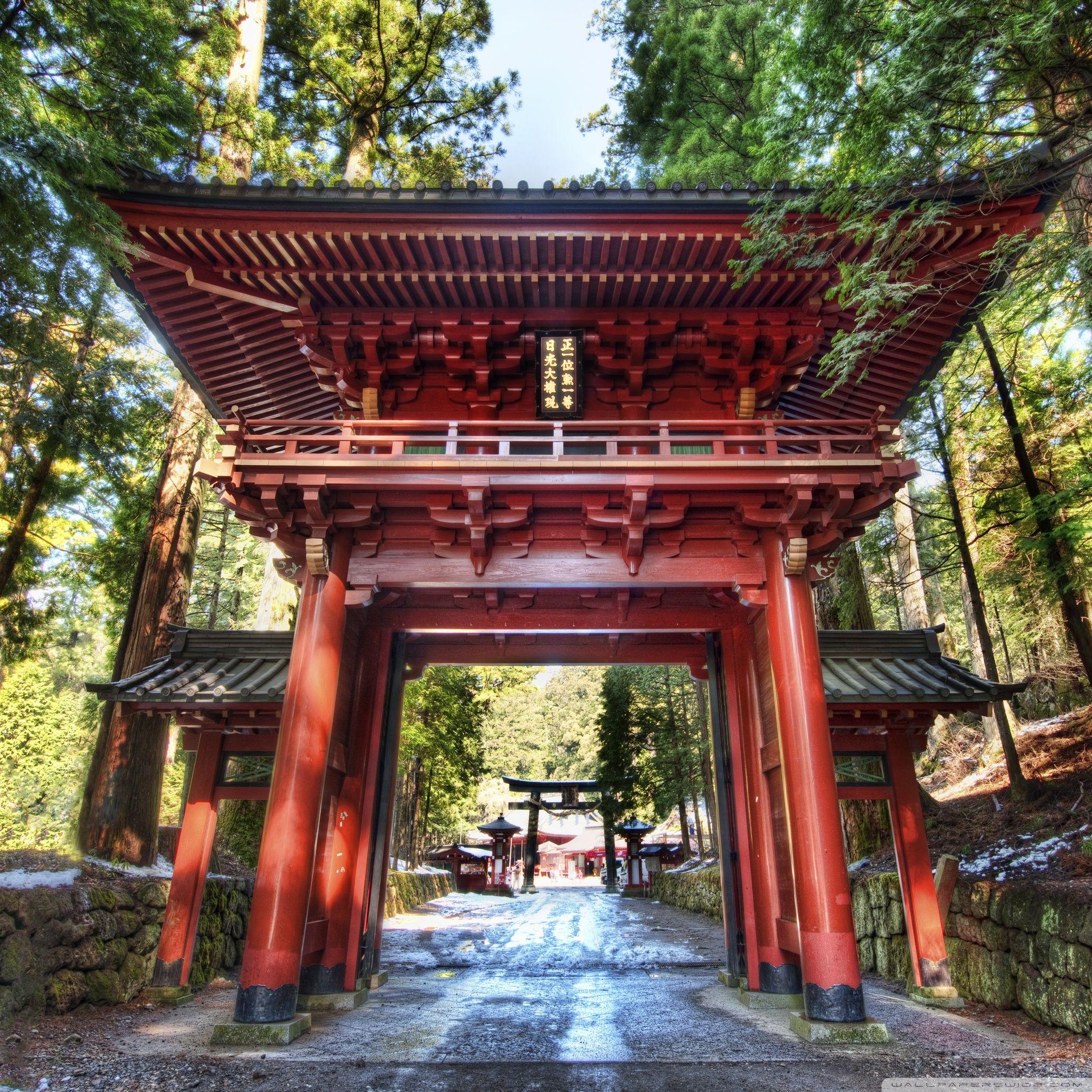 2048x2048 Temple Gate In Japan Ultra HD Desktop Background Wallpaper for 4K UHD TV : Tablet