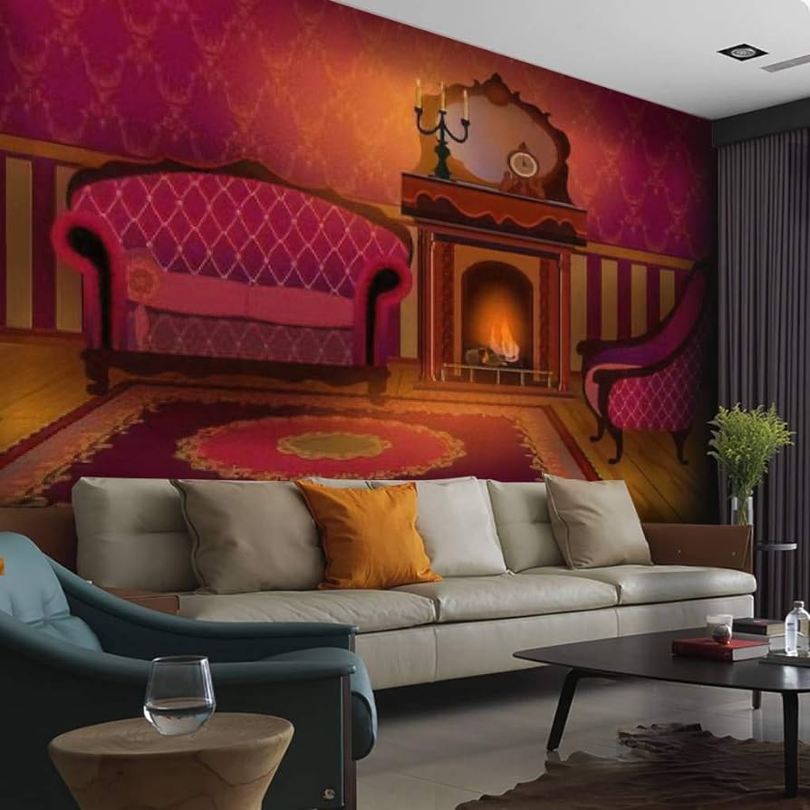 894x894 cozy Canvas Print Wallpaper Wall Mural