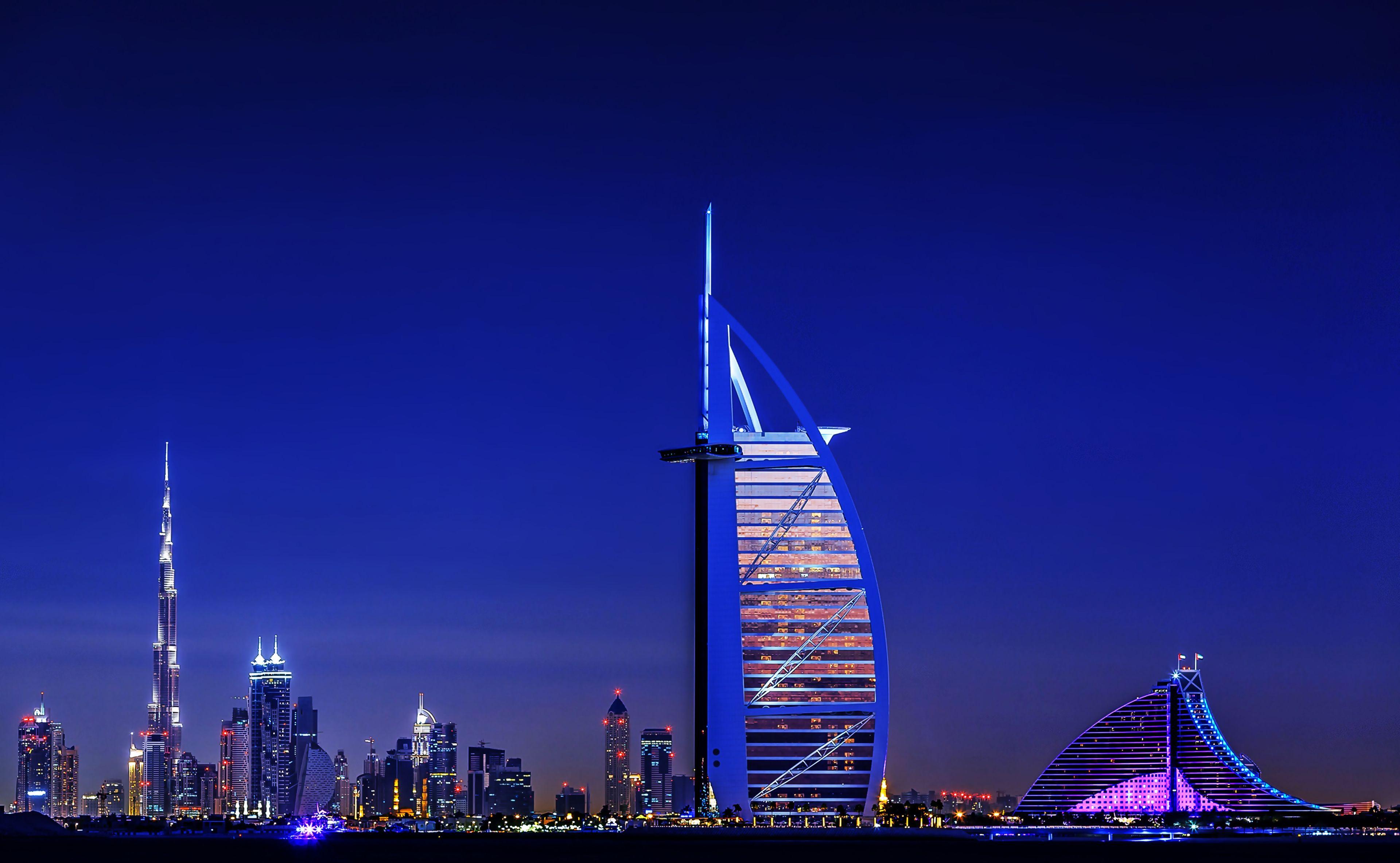 3840x2366 4K Ultra HD Dubai Wallpaper
