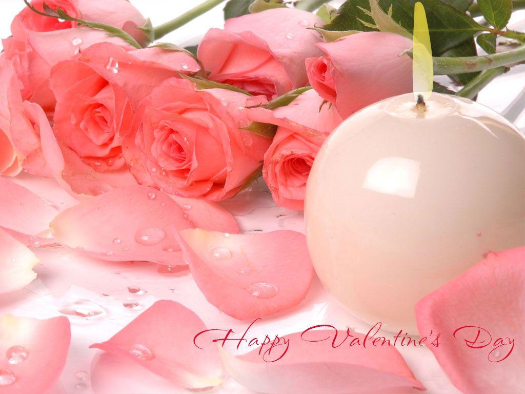 1024x768 Have A Flower For Valentines Day wallpaper Collection