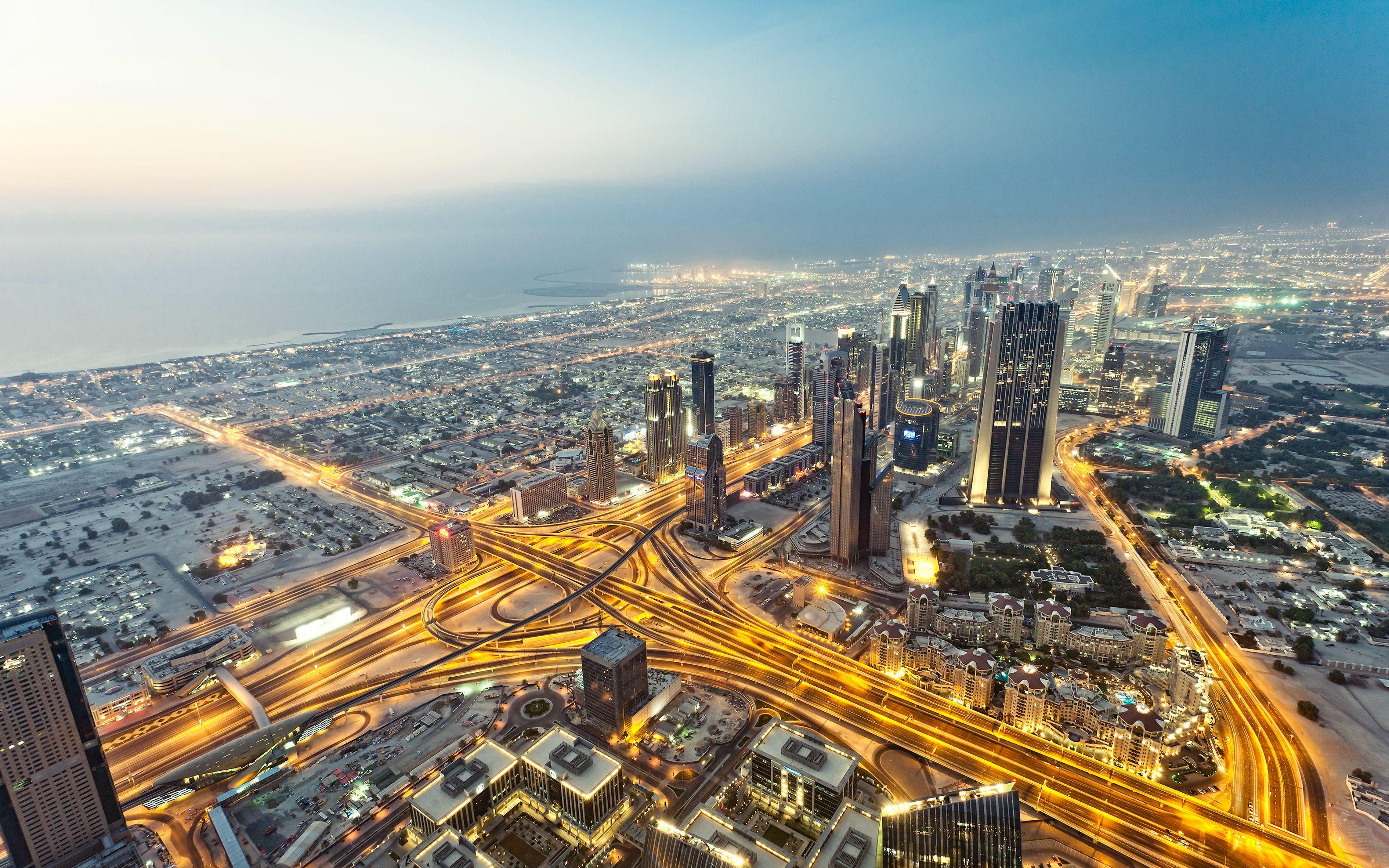 3456x2160 dubai 4K wallpaper for your desktop or mobile screen free