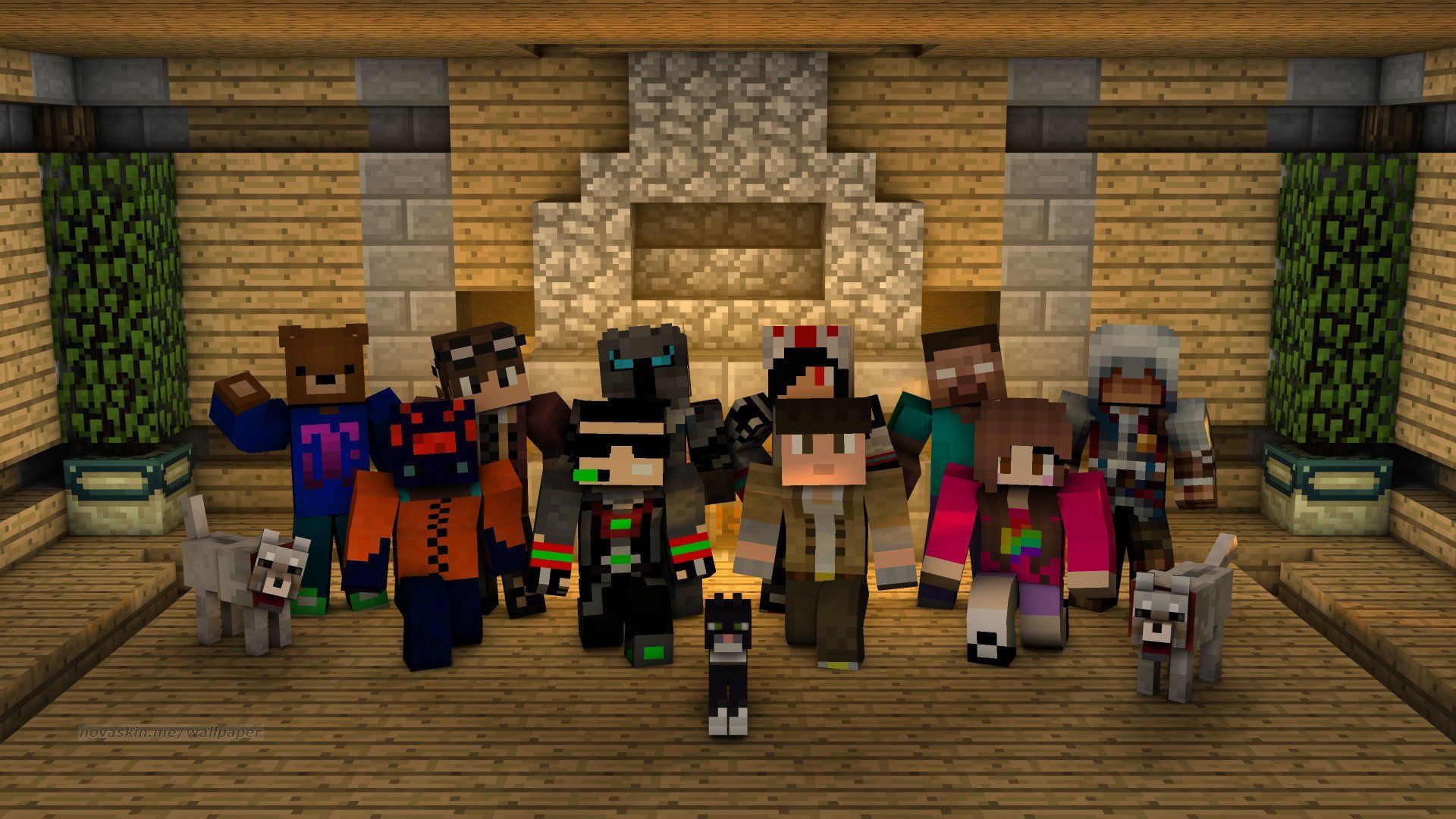 1920x1080 Robin on X: new #minecraft wallpaper of my friends (not saying is my friend neither is herobrine) So yea :O WOO!!!! / X