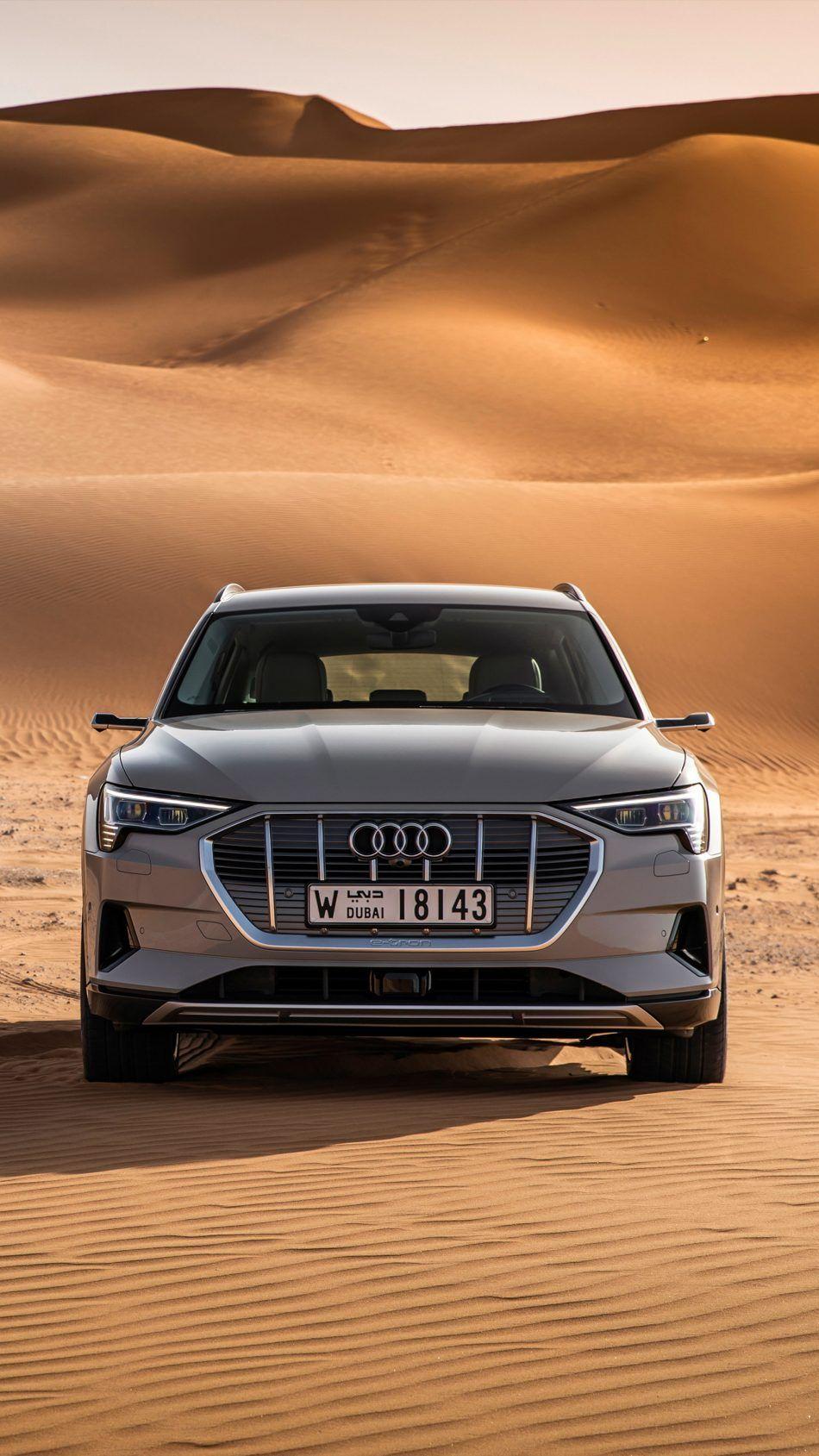 950x1689 Download Audi E Tron 55 Quattro Dubai Desert Free Pure 4K