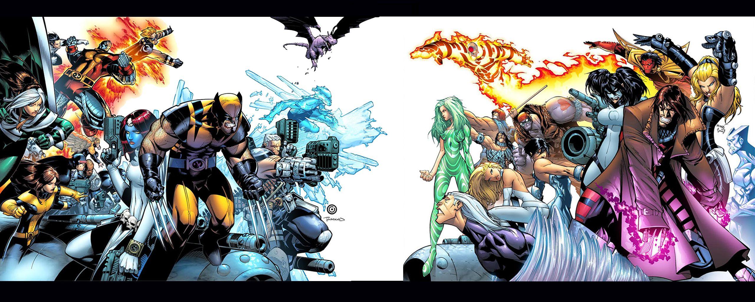 2560x1024 Dual Monitor Comic Wallpaper