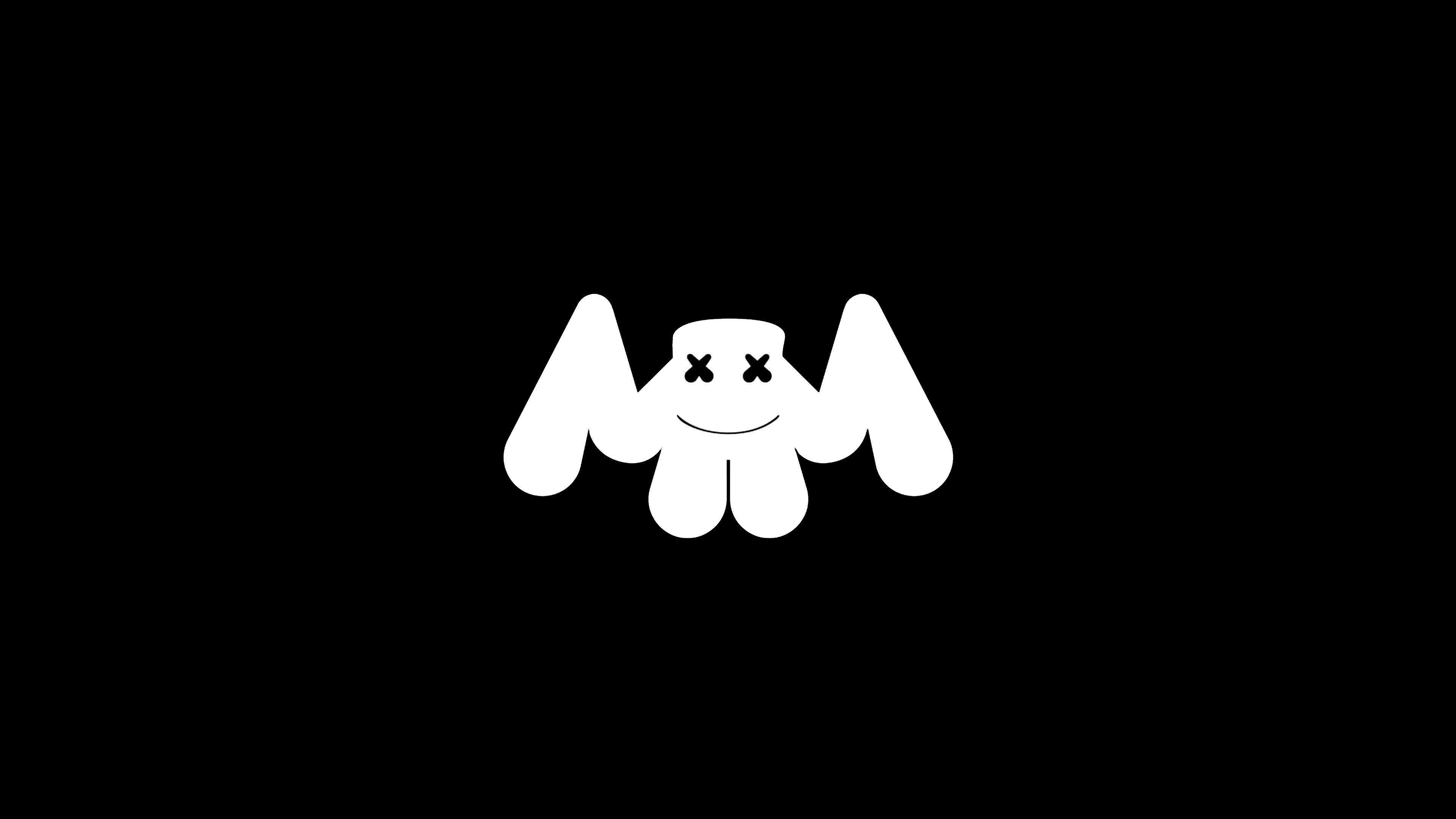 3840x2160 Marshmello Logo Dark 1024x768 Resolution HD 4k