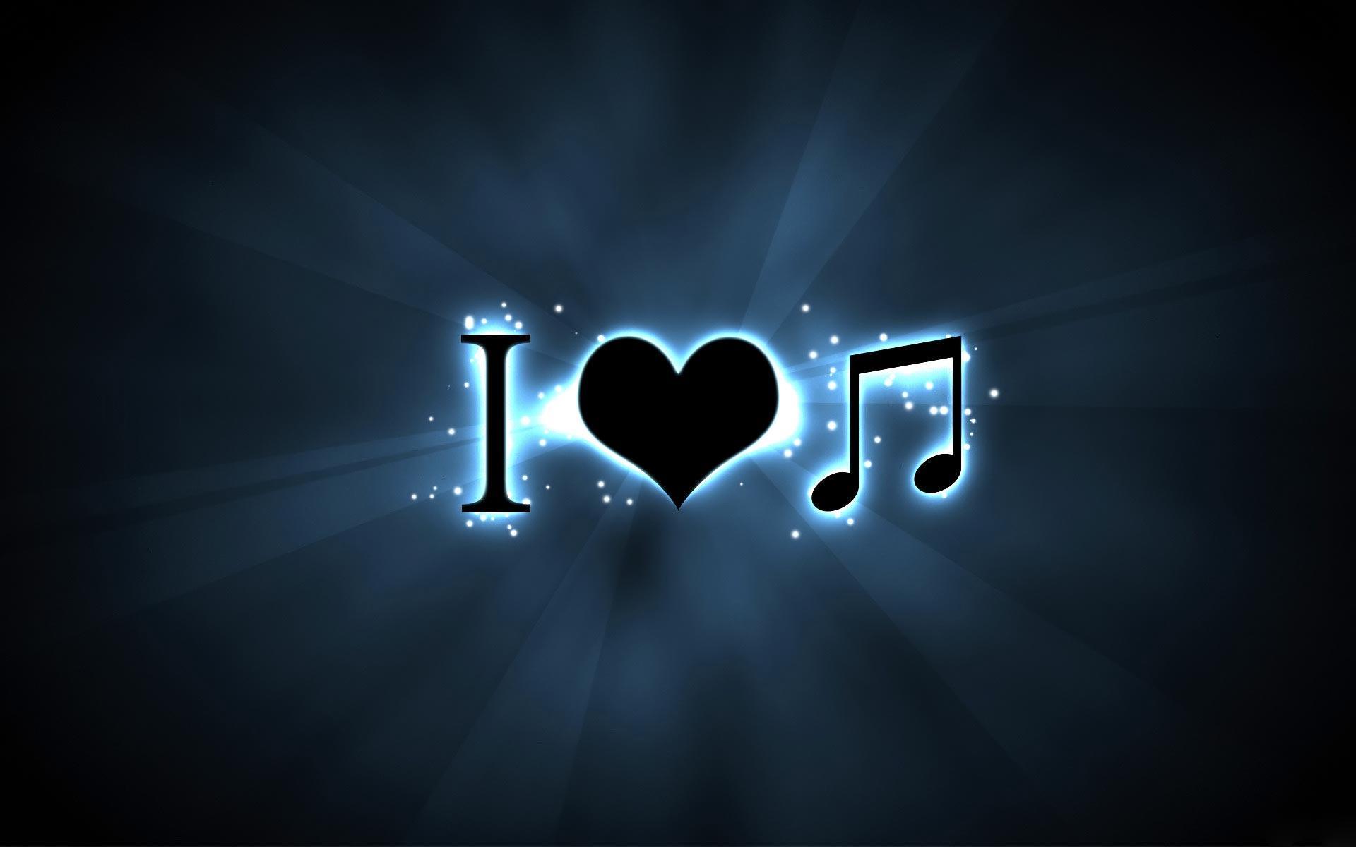 cute i love music wallpapers