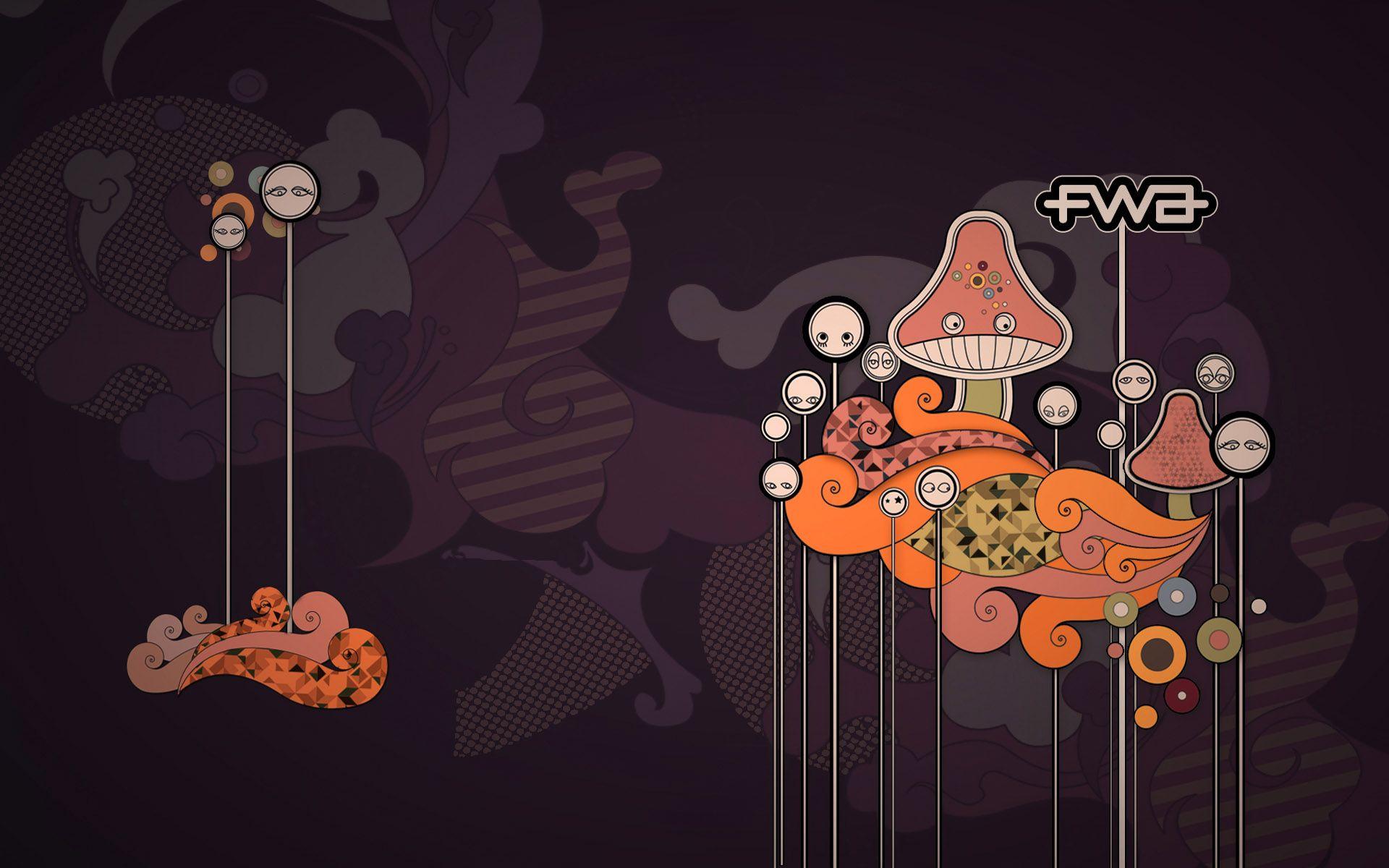 1920x1200 Funny Mushrooms wallpaper and image, picture