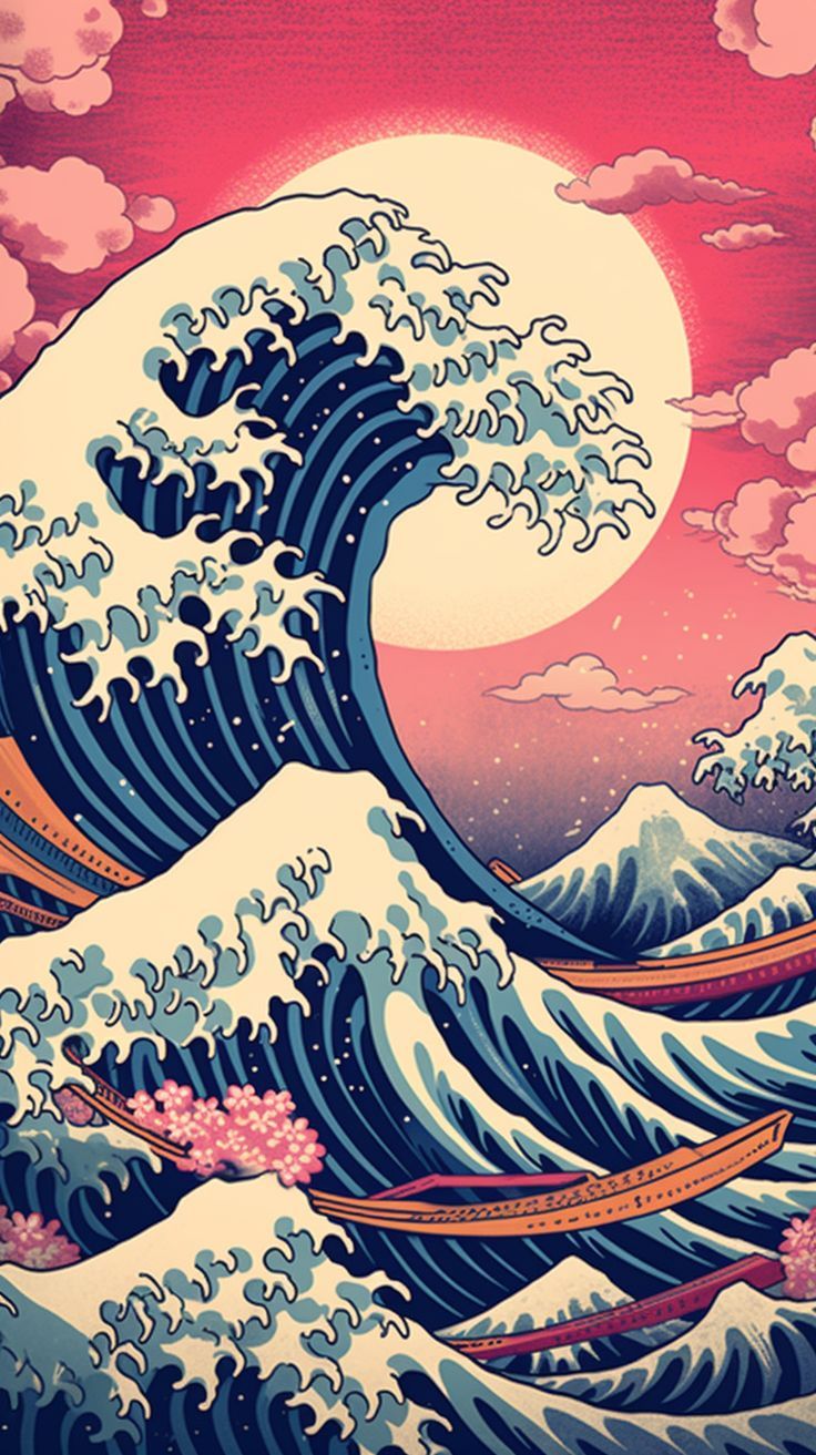 736x1313 Make a Splash with Hokusai's Great Wave