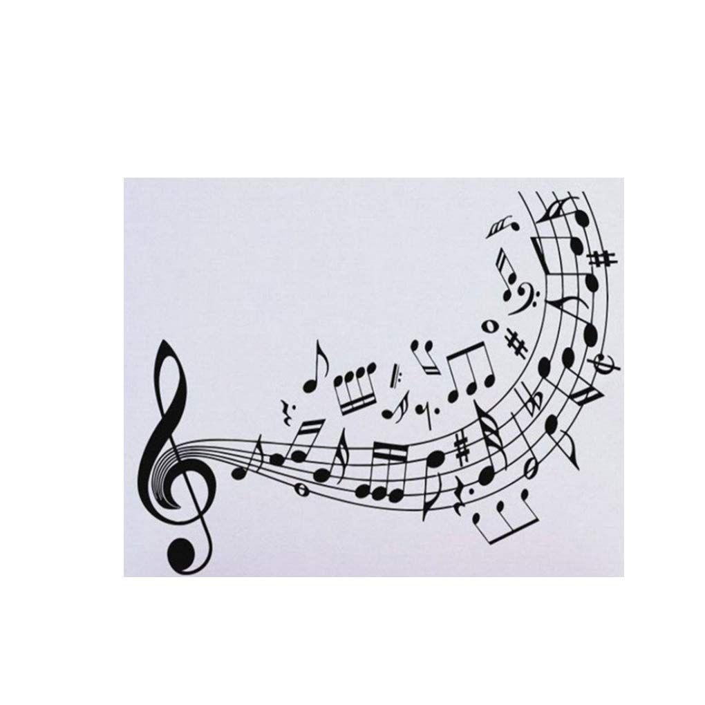 1020x1020 Music Notes Wall Stickers Bedroom Sofa Living Room