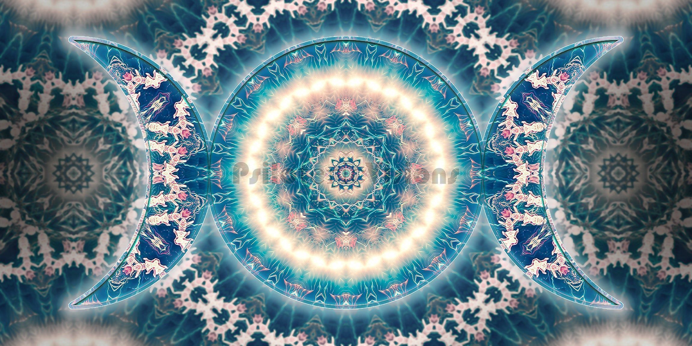2304x1152 Triple Goddess Phase Canvas