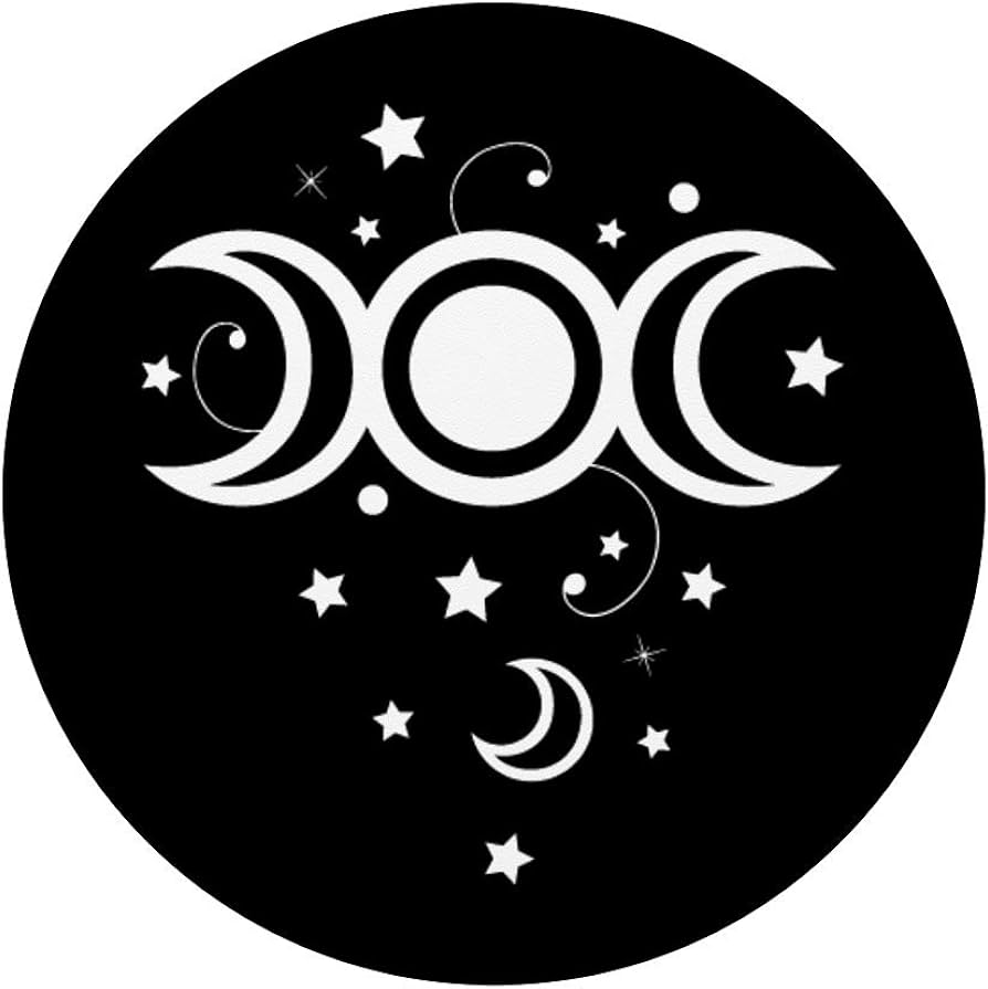 894x895 Moon Goddess Hecate Symbol Wicca Art