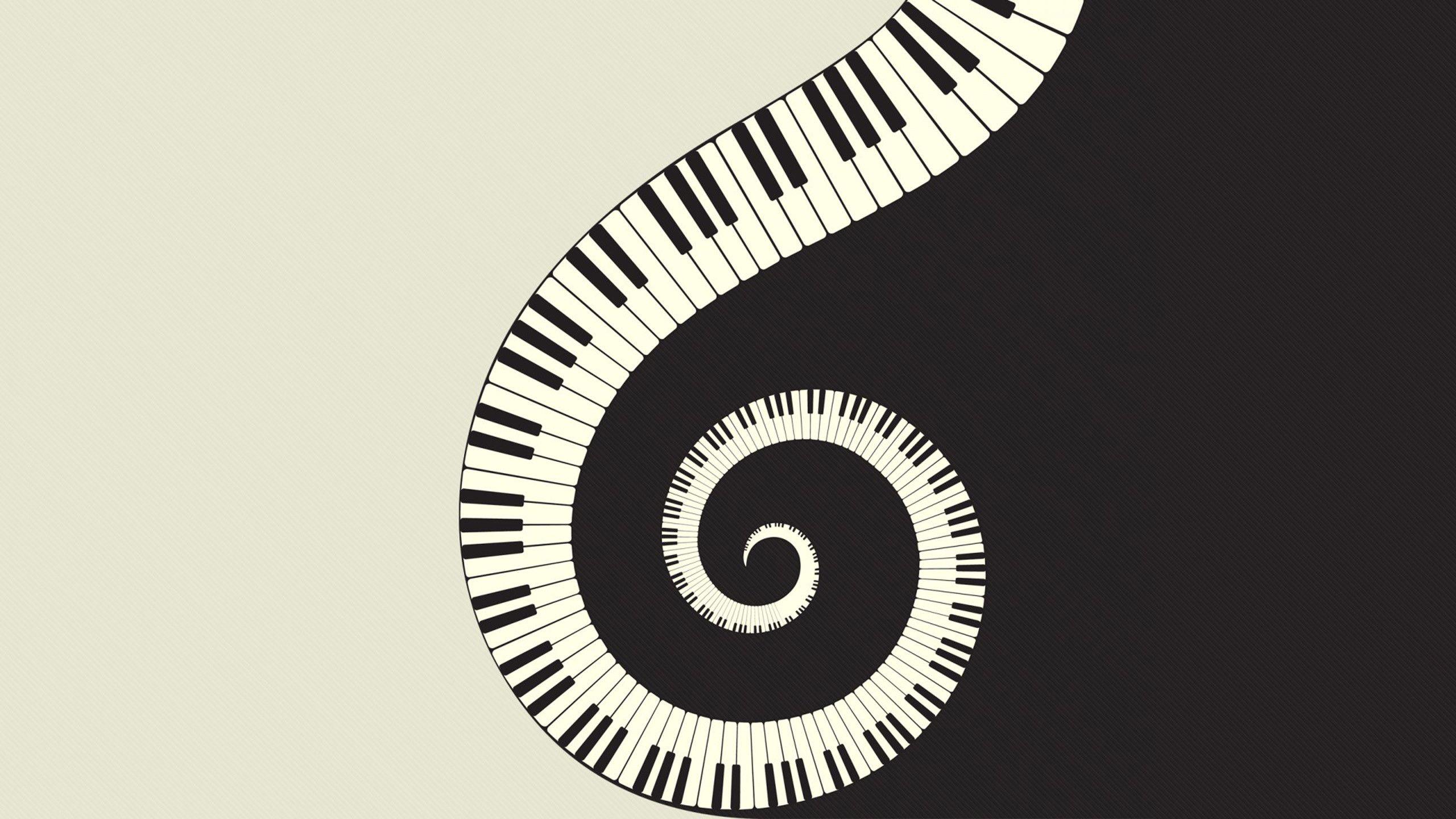 2560x1440 Piano Wallpaper background picture