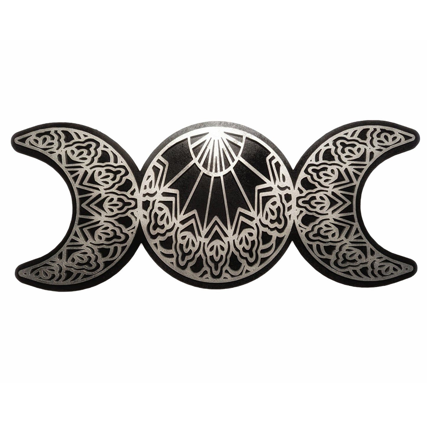 1445x1446 Triple Moon Witchy Delicate Mandala