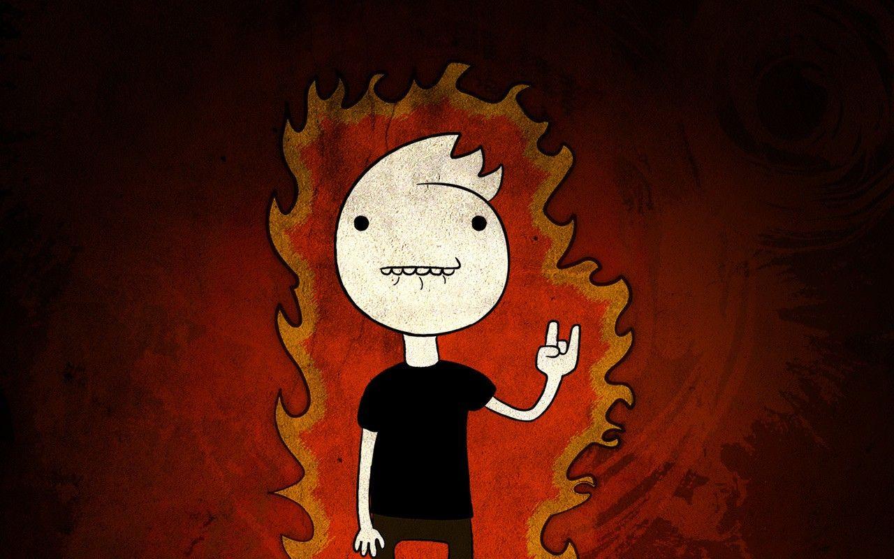 1280x800 Funny Rock Music Wallpaper Android Wallpaper