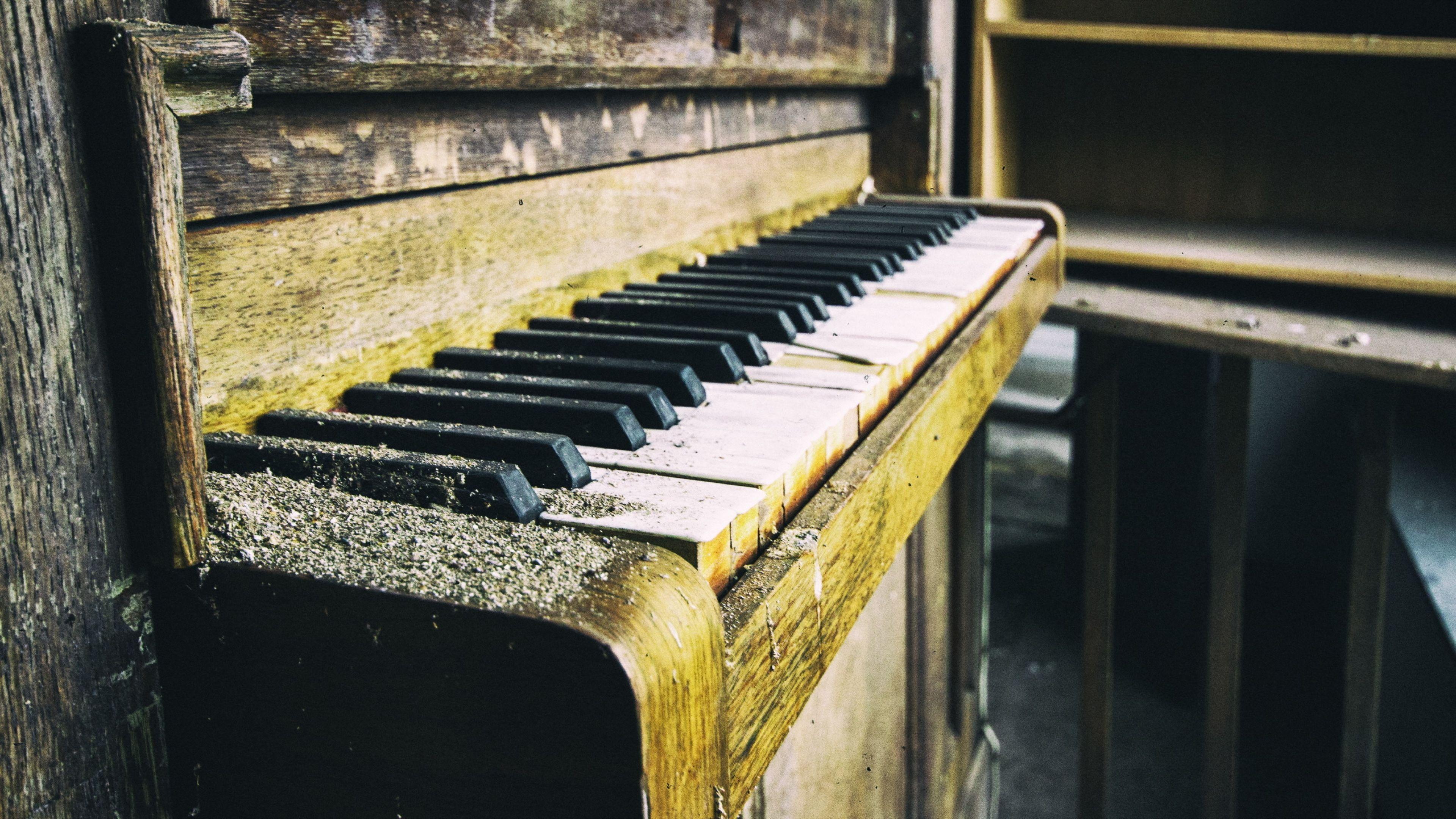 3840x2160 Piano Wallpaper HD W7417D