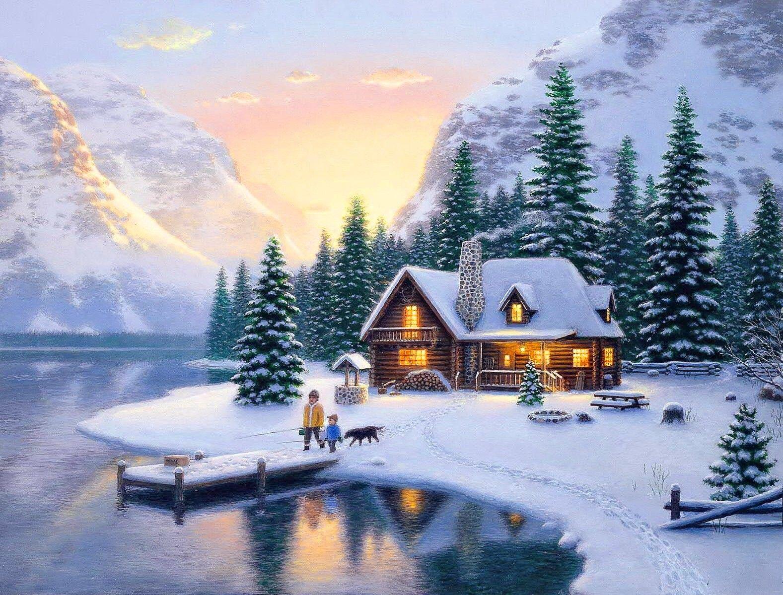 Country Winter Wallpapers - Top Free Country Winter Backgrounds ...