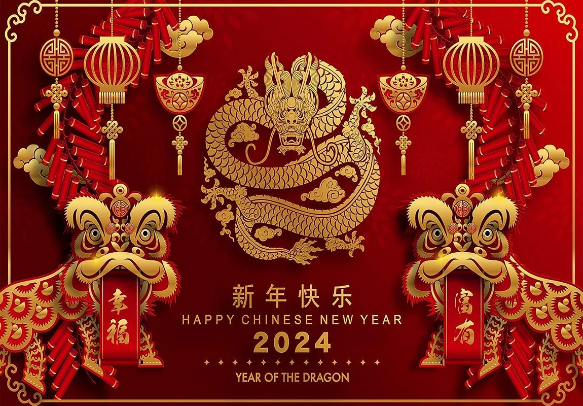 1150x800 Happy Chinese New Year Backdrop 2024