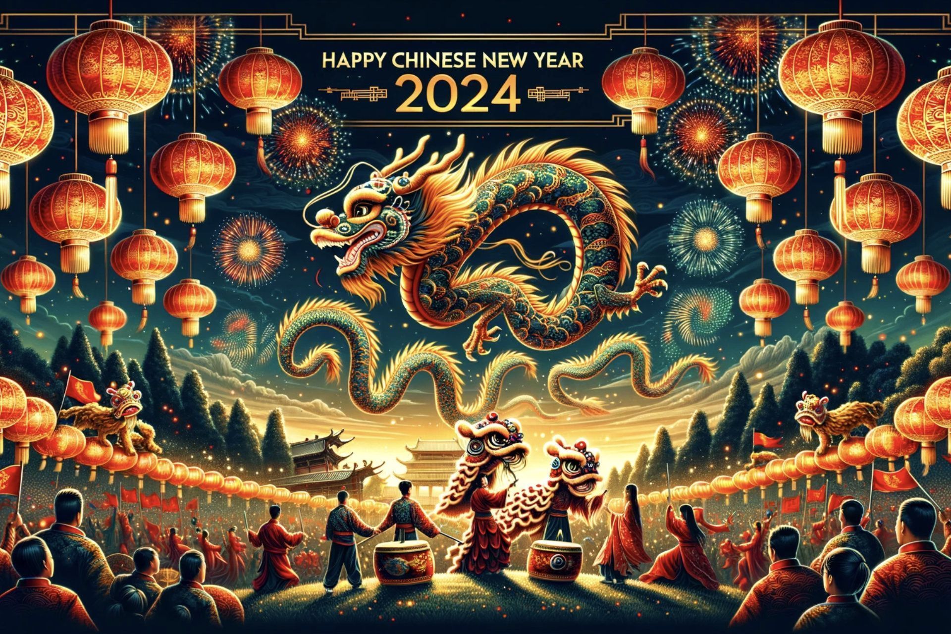 Chinese New Year 2024 Wallpapers - Top Free Chinese New Year 2024 ...