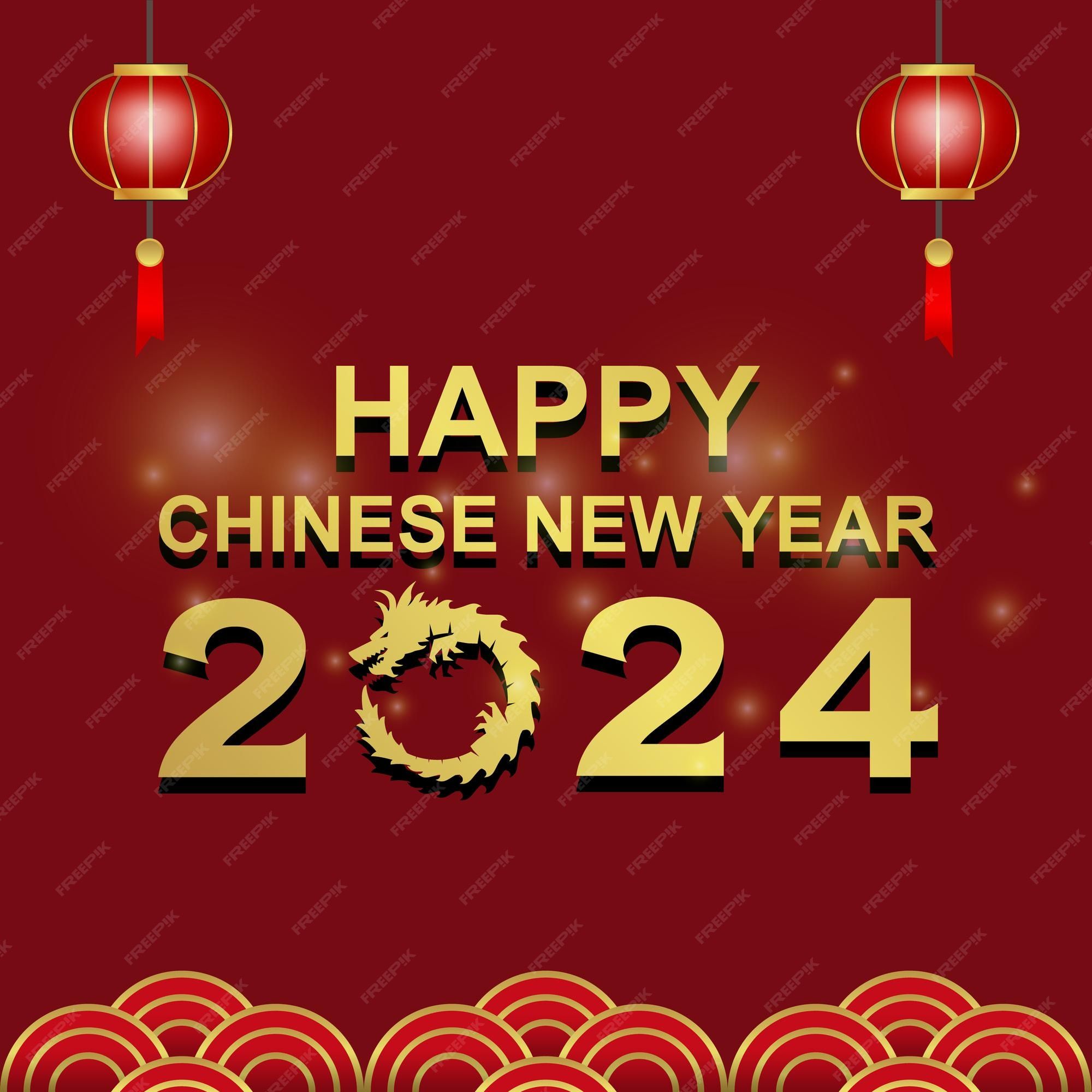 2000x2000 Happy chinese new year 2024 year