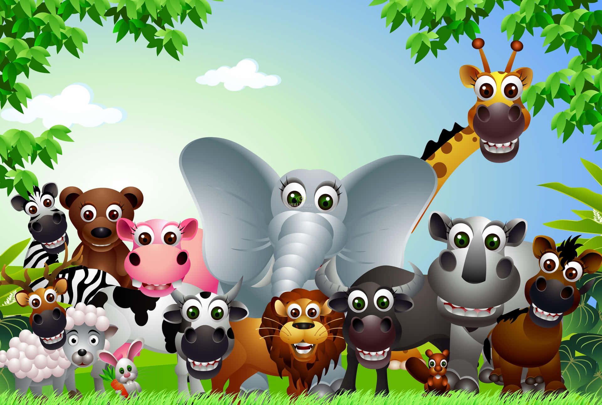 Zoo Cartoon Wallpapers - Top Free Zoo Cartoon Backgrounds - WallpaperAccess