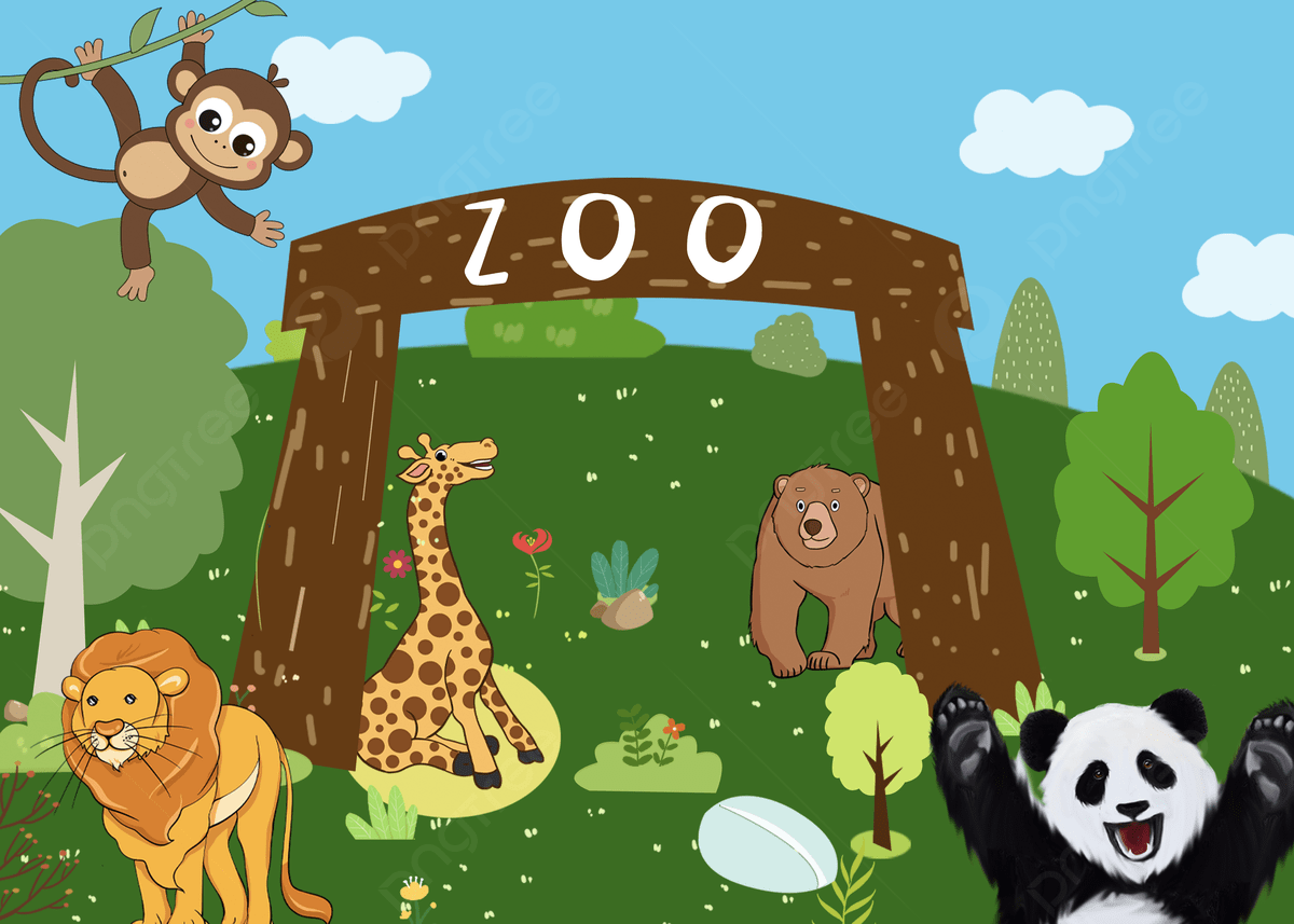 Zoo Cartoon Wallpapers - Top Free Zoo Cartoon Backgrounds - WallpaperAccess