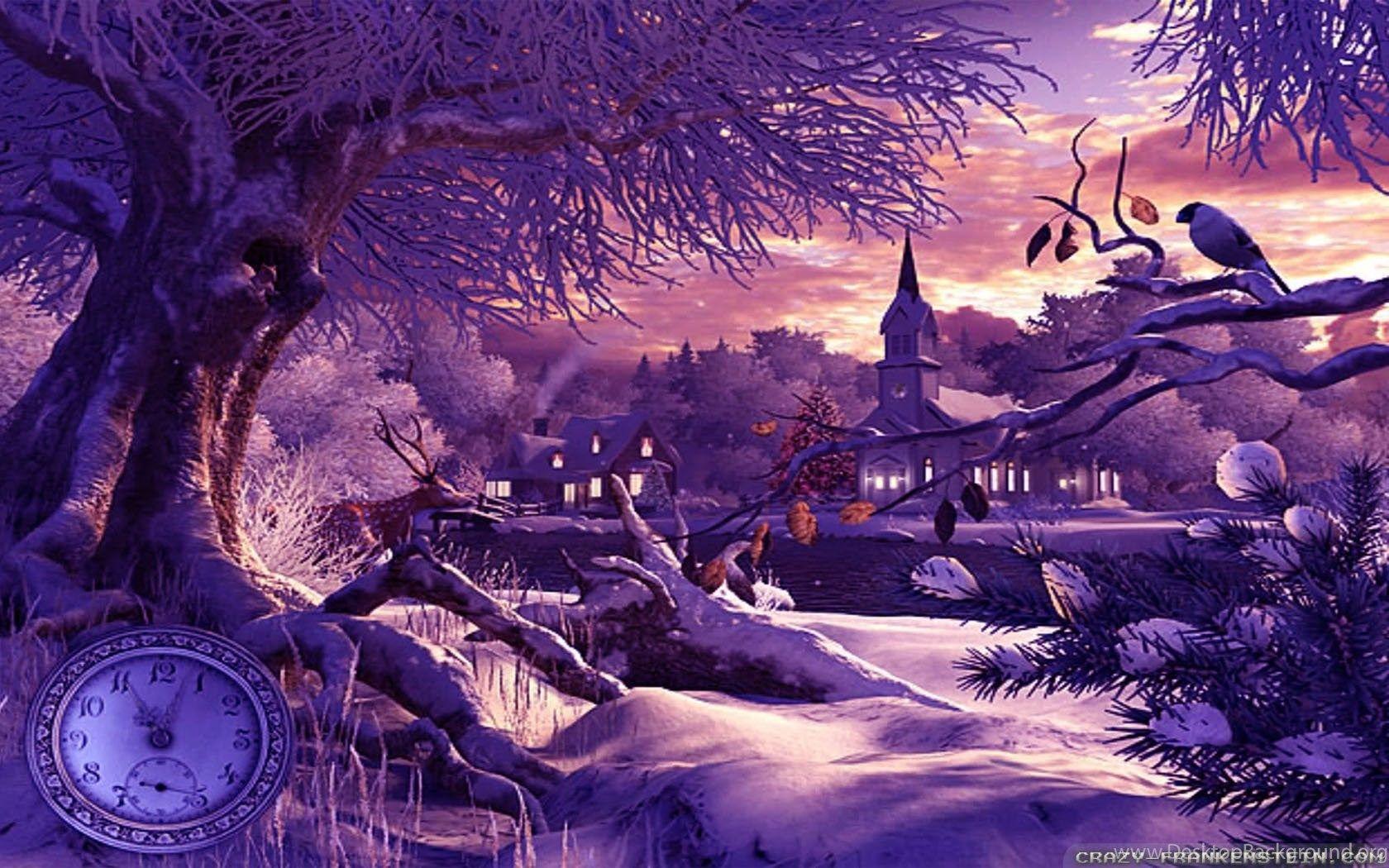 1680x1050 Country winter holidays (1680×1050) Desktop