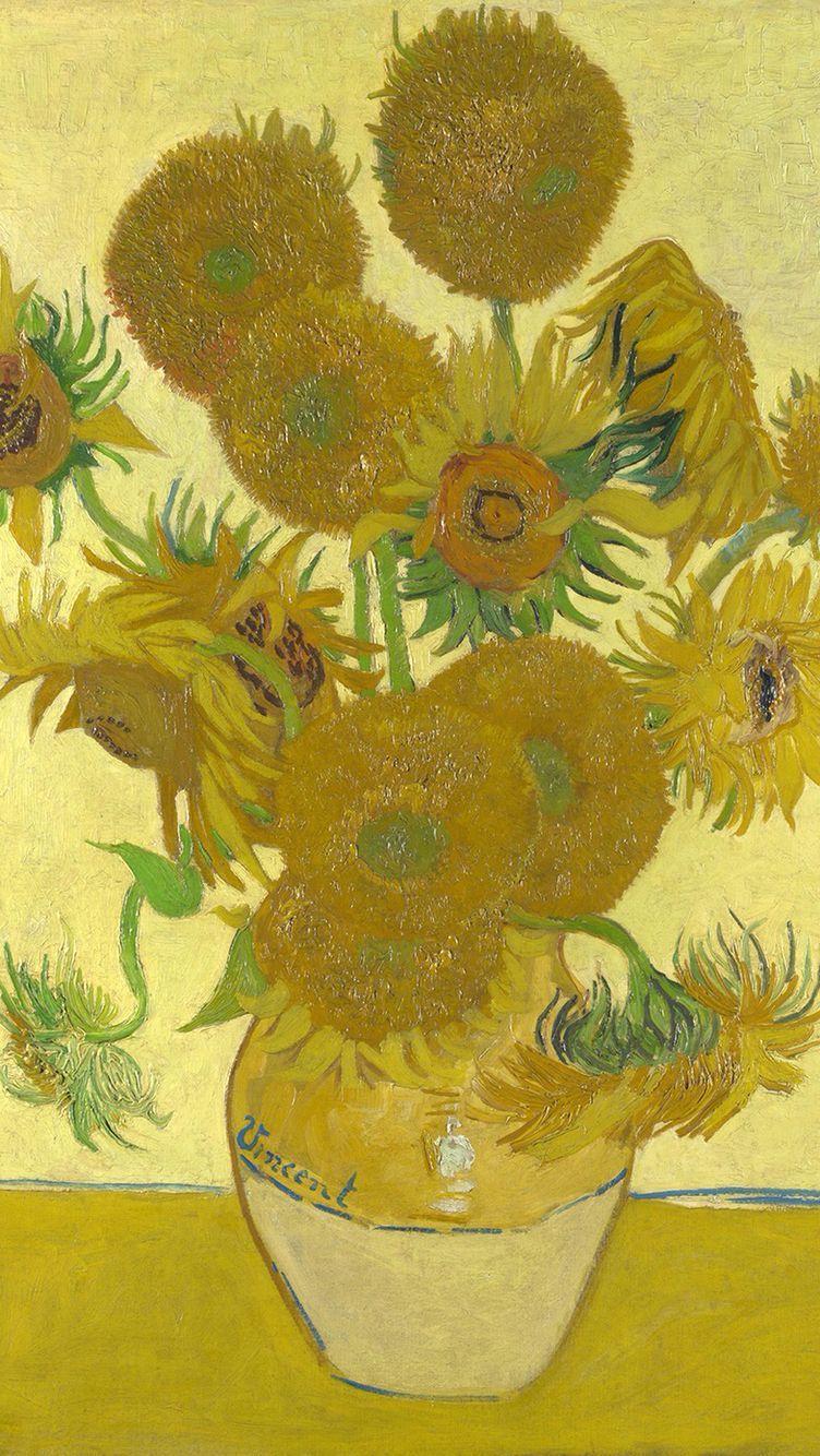 Van Gogh Sunflower iPhone Wallpapers - Top Free Van Gogh Sunflower