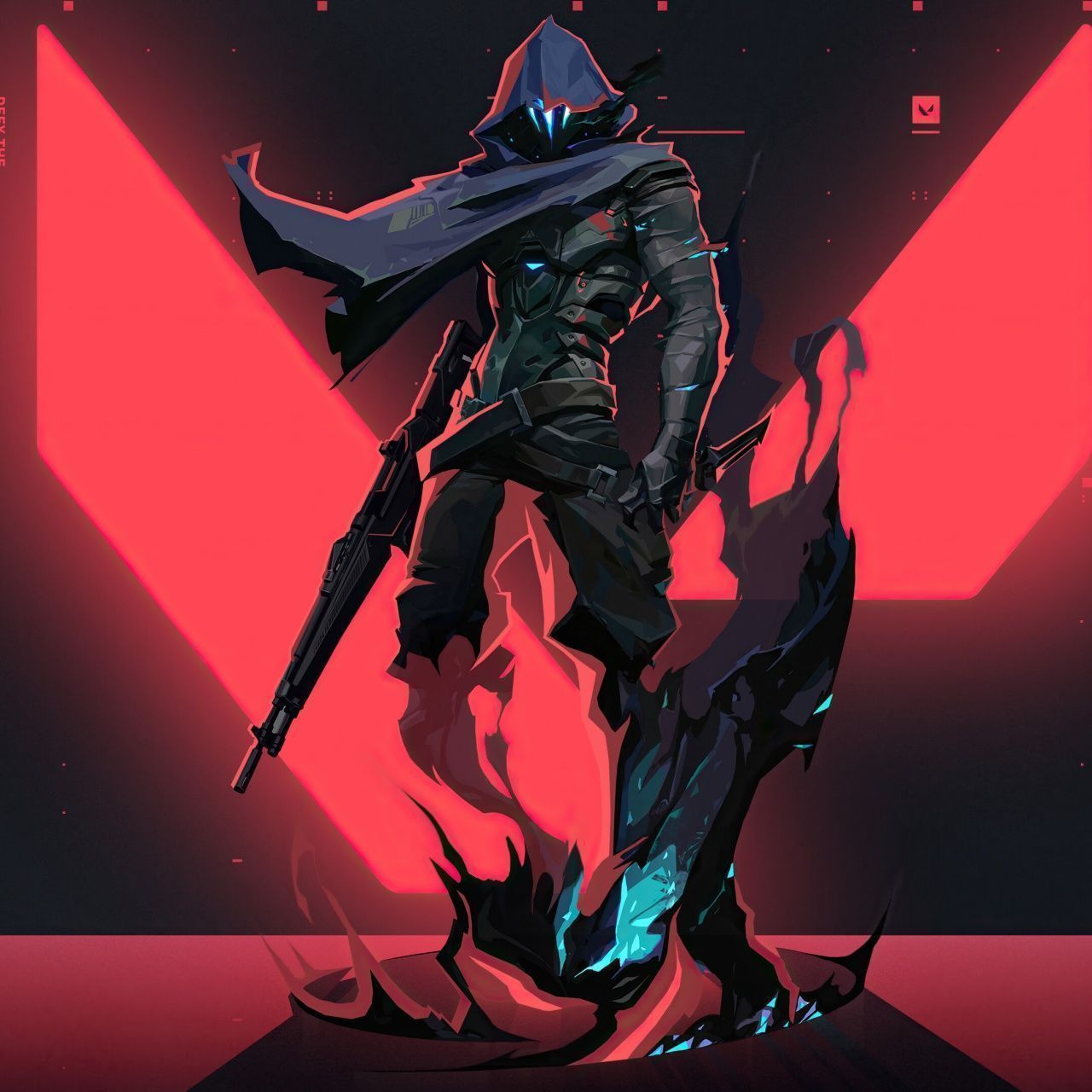 1280x1280 Valorant Wallpaper 4K, Omen, PC Games, 2021