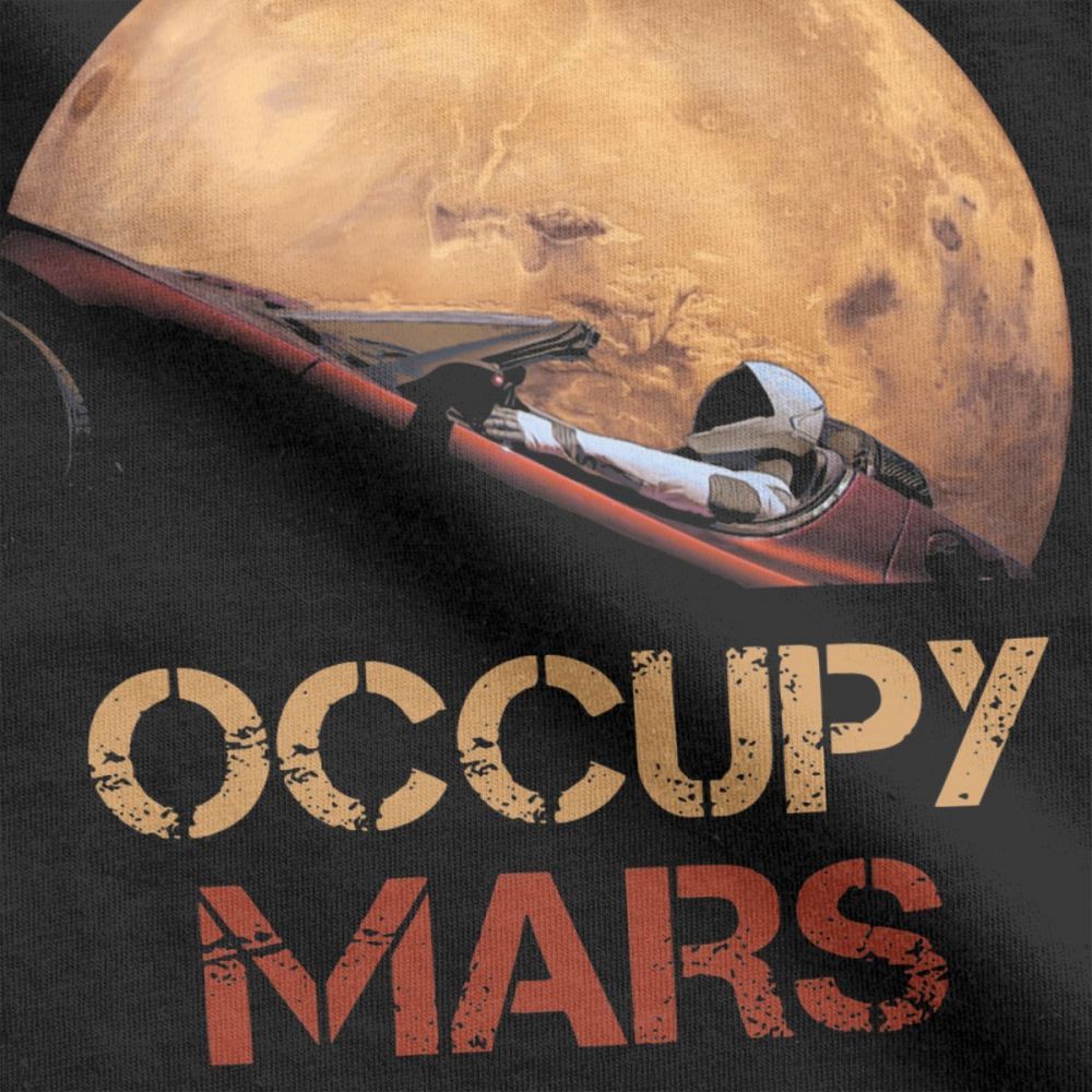 1000x1000 Occupy Mars T Shirt Spacex Starman T