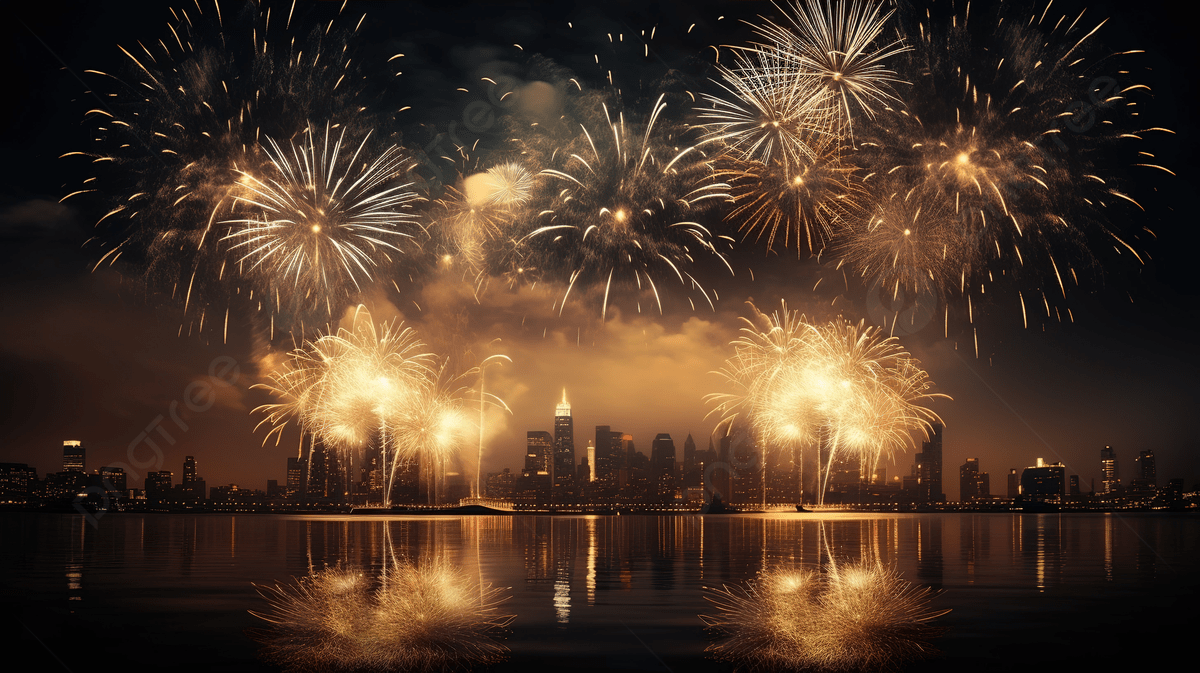 1200x673 New Year Celebration At Nighttime