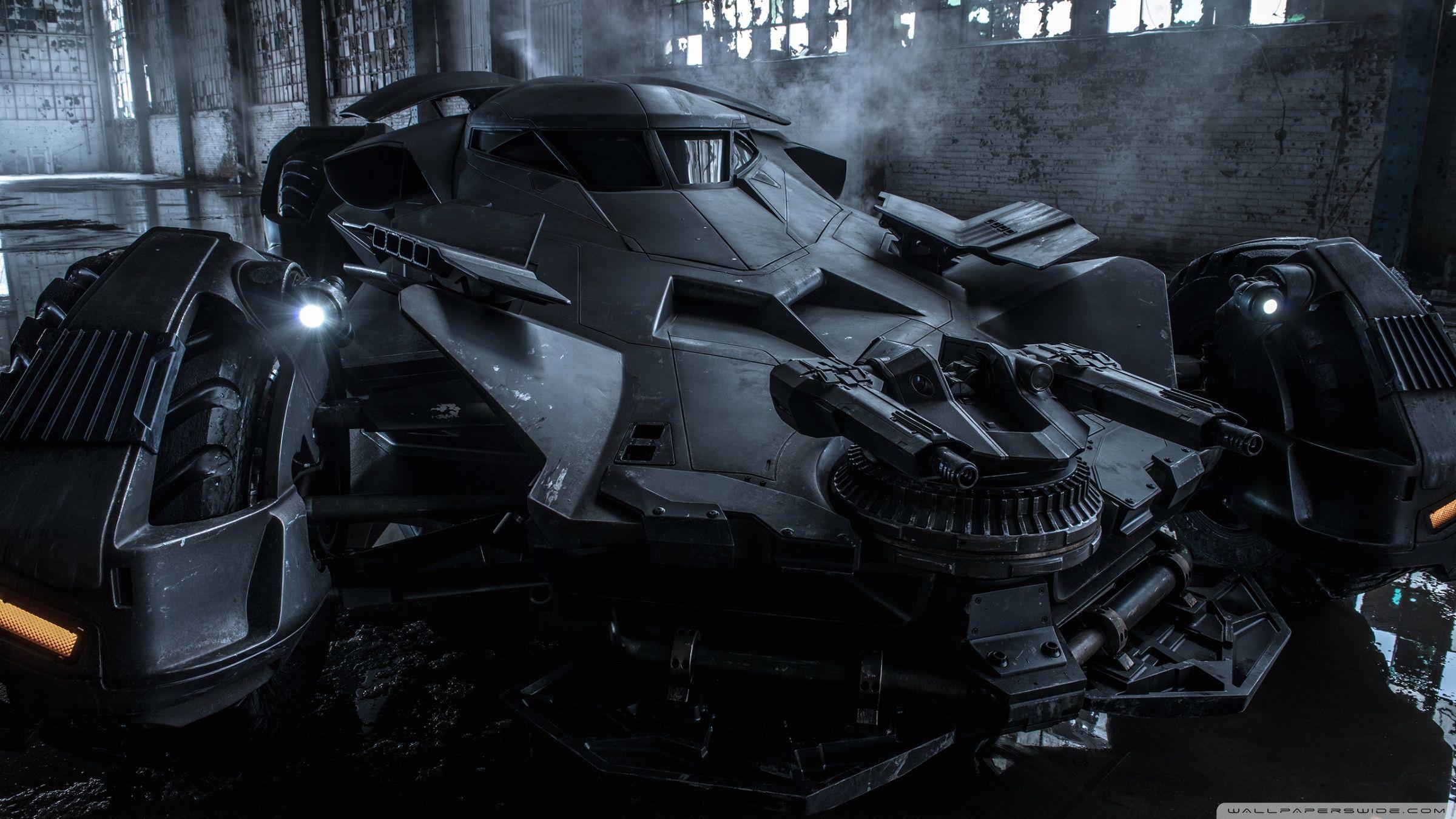 2400x1350 Batman V Superman Batmobile ❤ 4K HD Desktop Wallpaper
