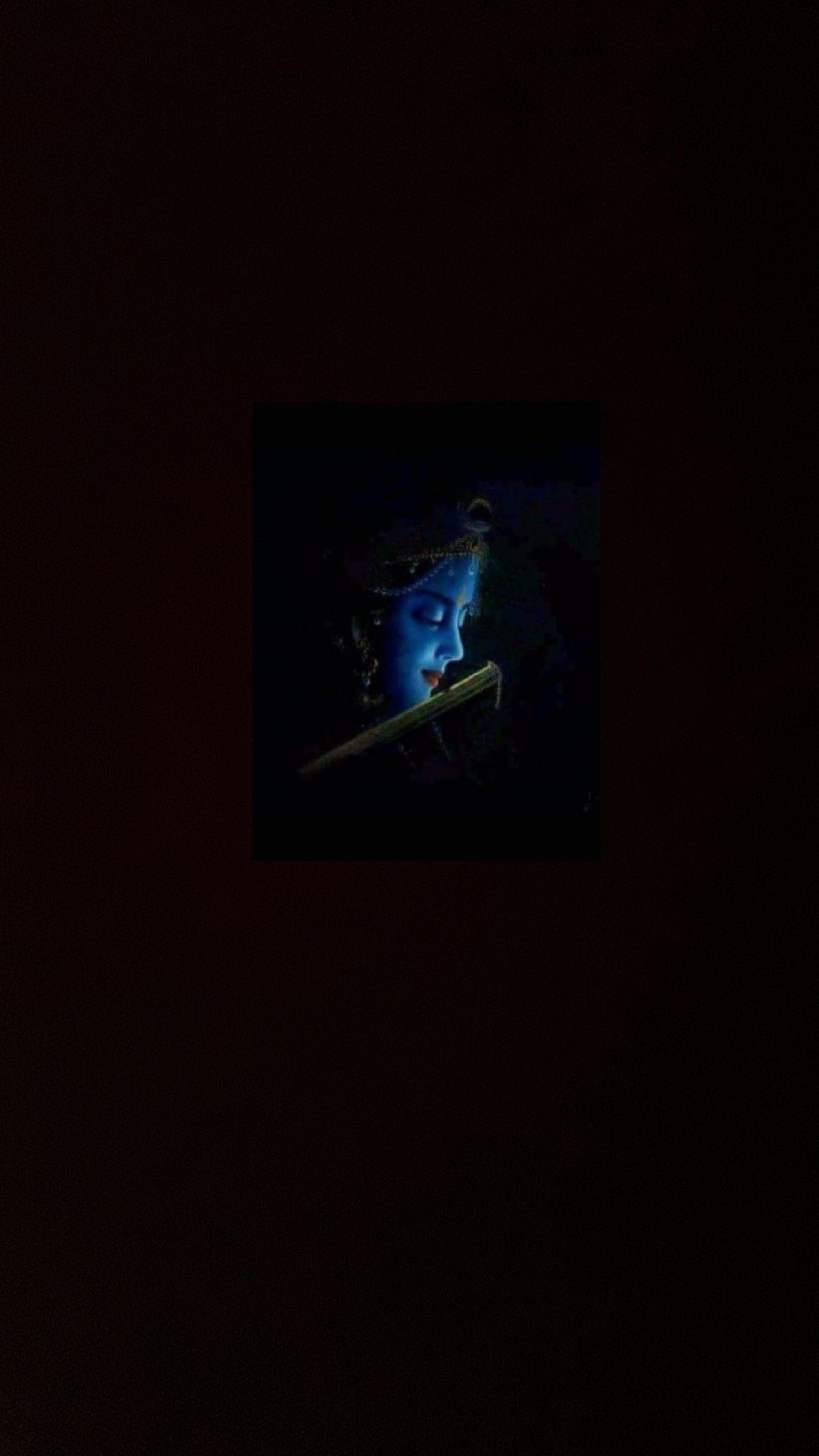 1161x2064 Krishna black Wallpaper Download