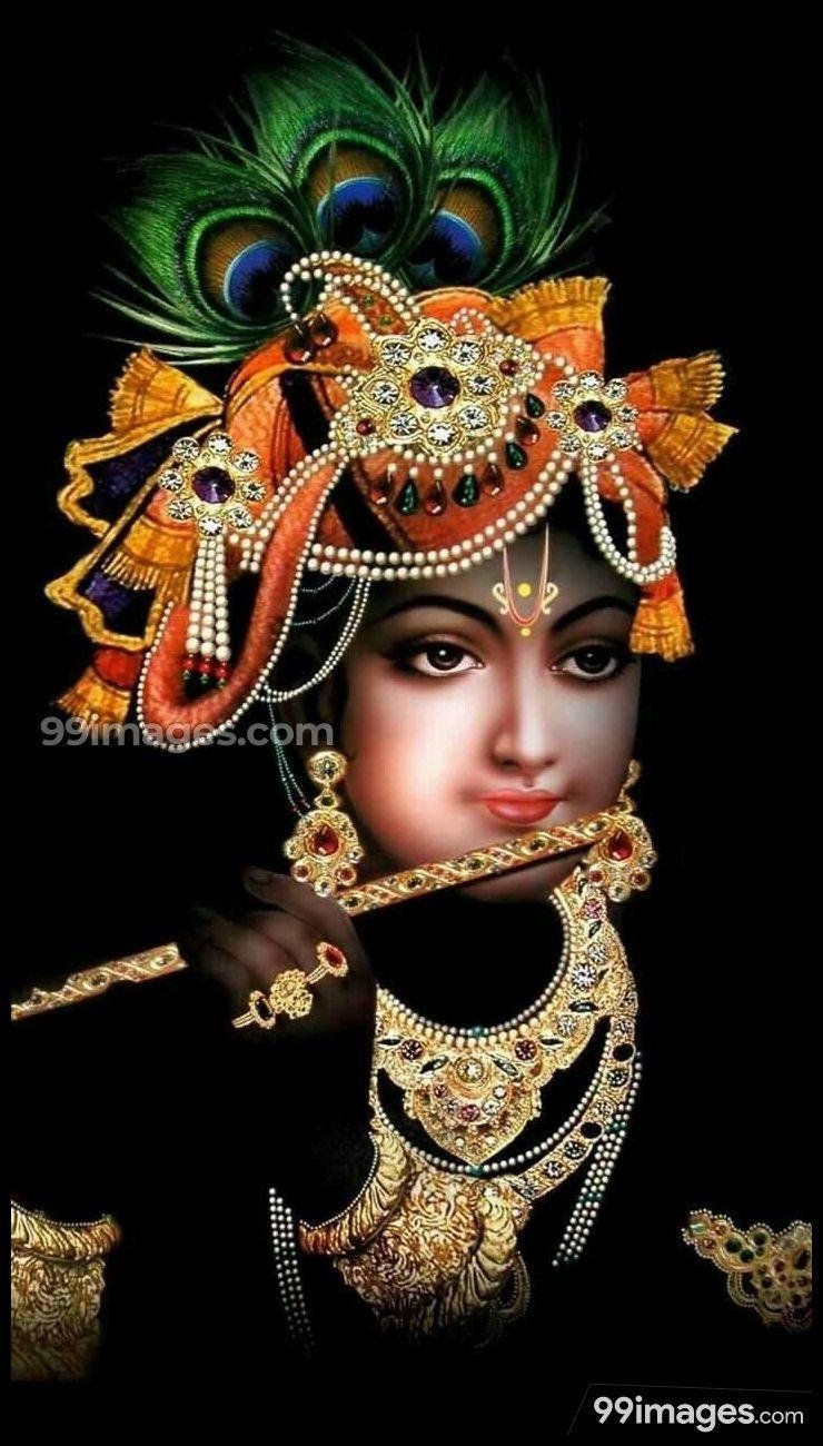 740x1300 Lord Krishna Background