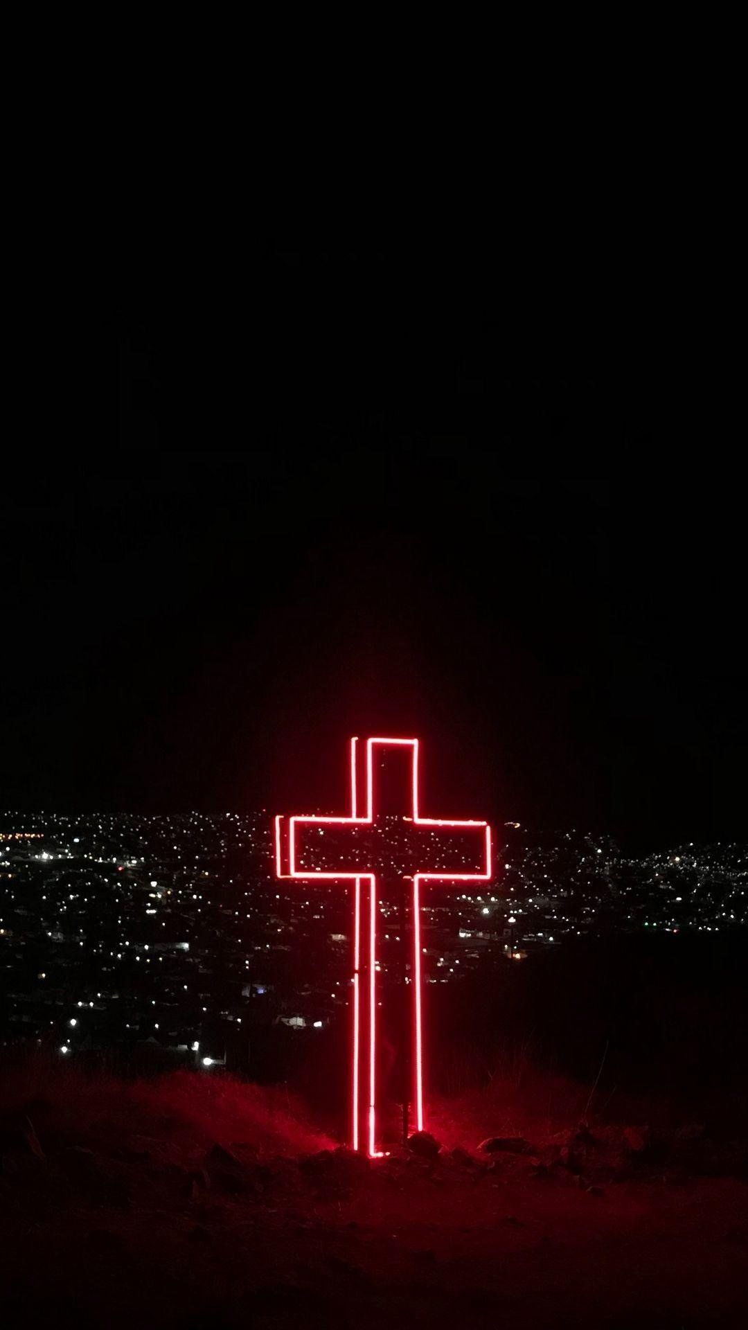 1080x1920 Jesus Cross Light Cross Wallpaper