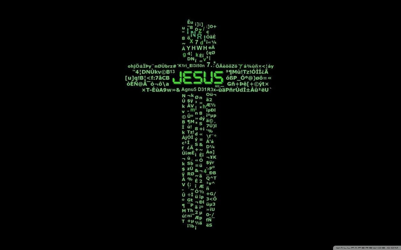 1280x800 Jesus Cross Hi Tech Ultra HD Desktop