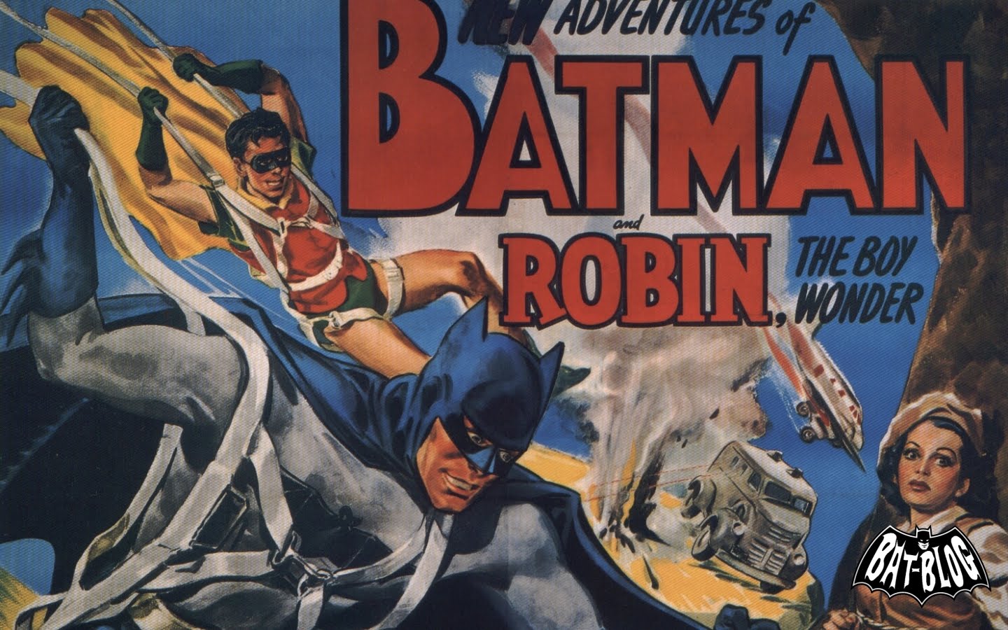 retro batman poster