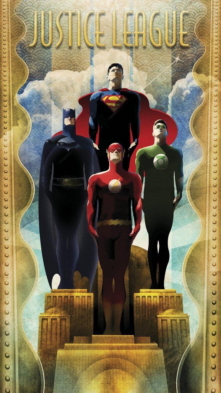 748x1330 men, Green Lantern, Flash, Justice League, Batman logo