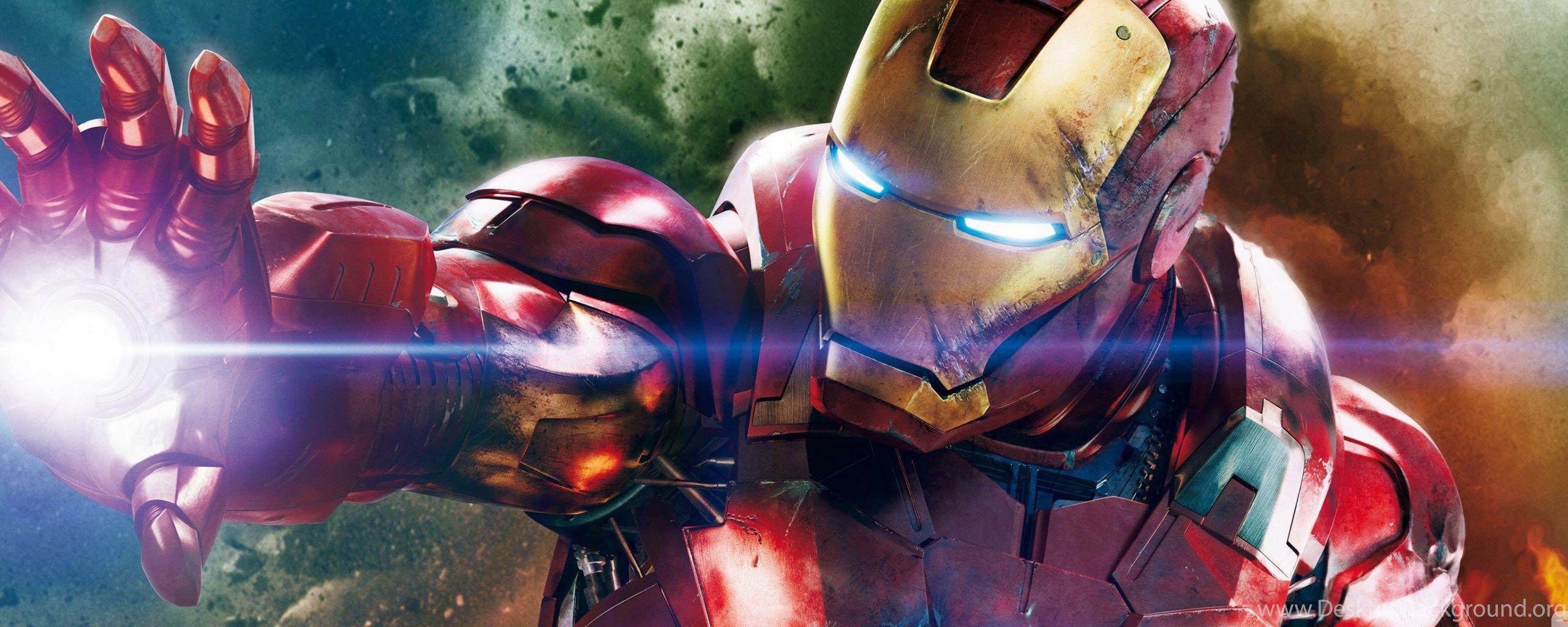 2560x1024 The Avengers Iron Man HD Desktop Wallpaper : High