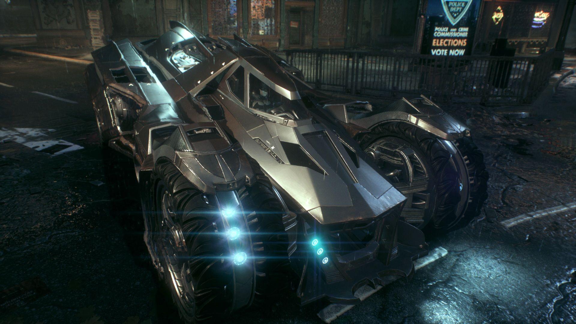 1920x1080 Batman Arkham Knight Betmobil Car Desktop Wallpaper