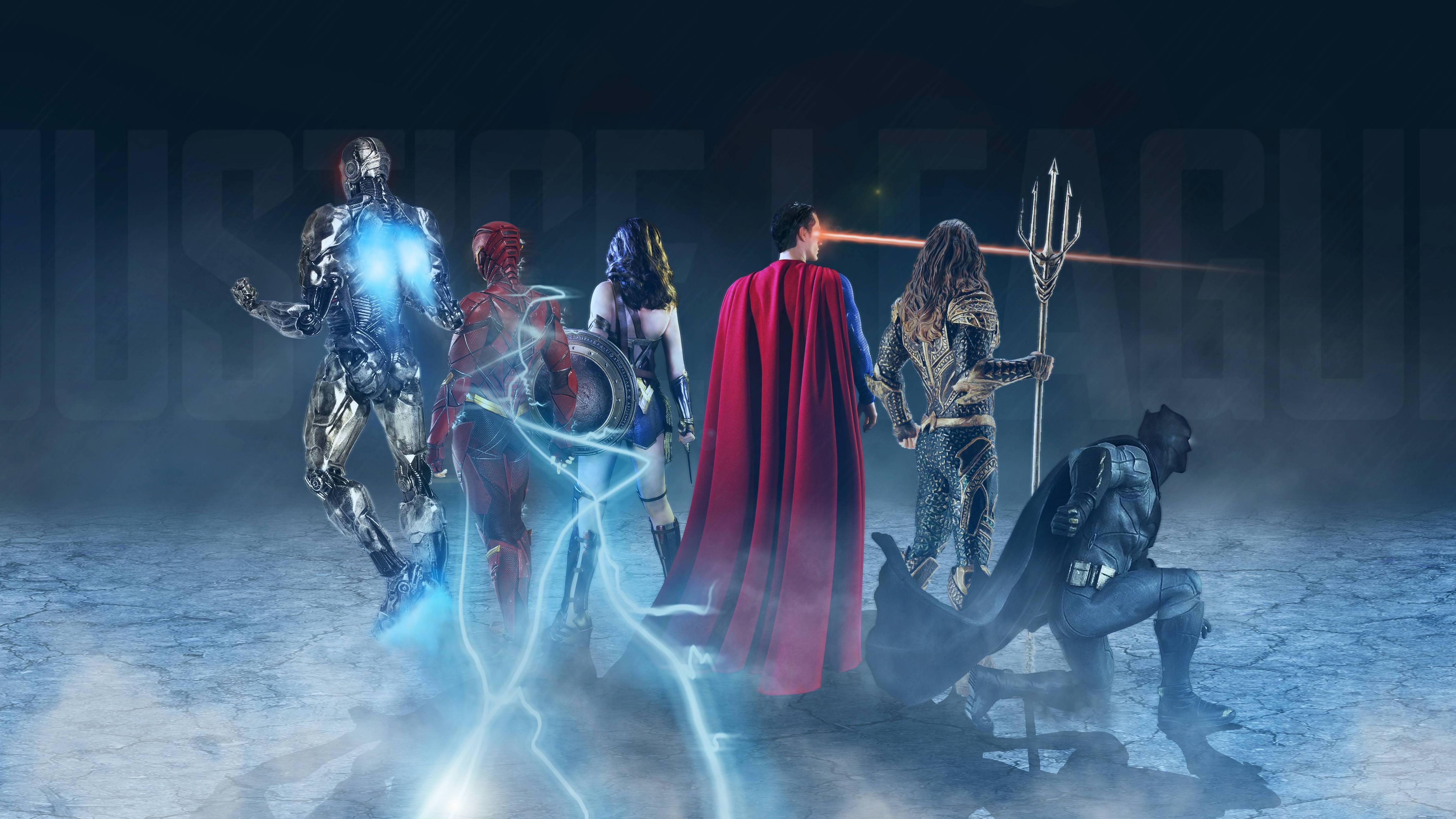 7680x4320 Justice League Superheroes Artwork 4K 8K Wallpaper