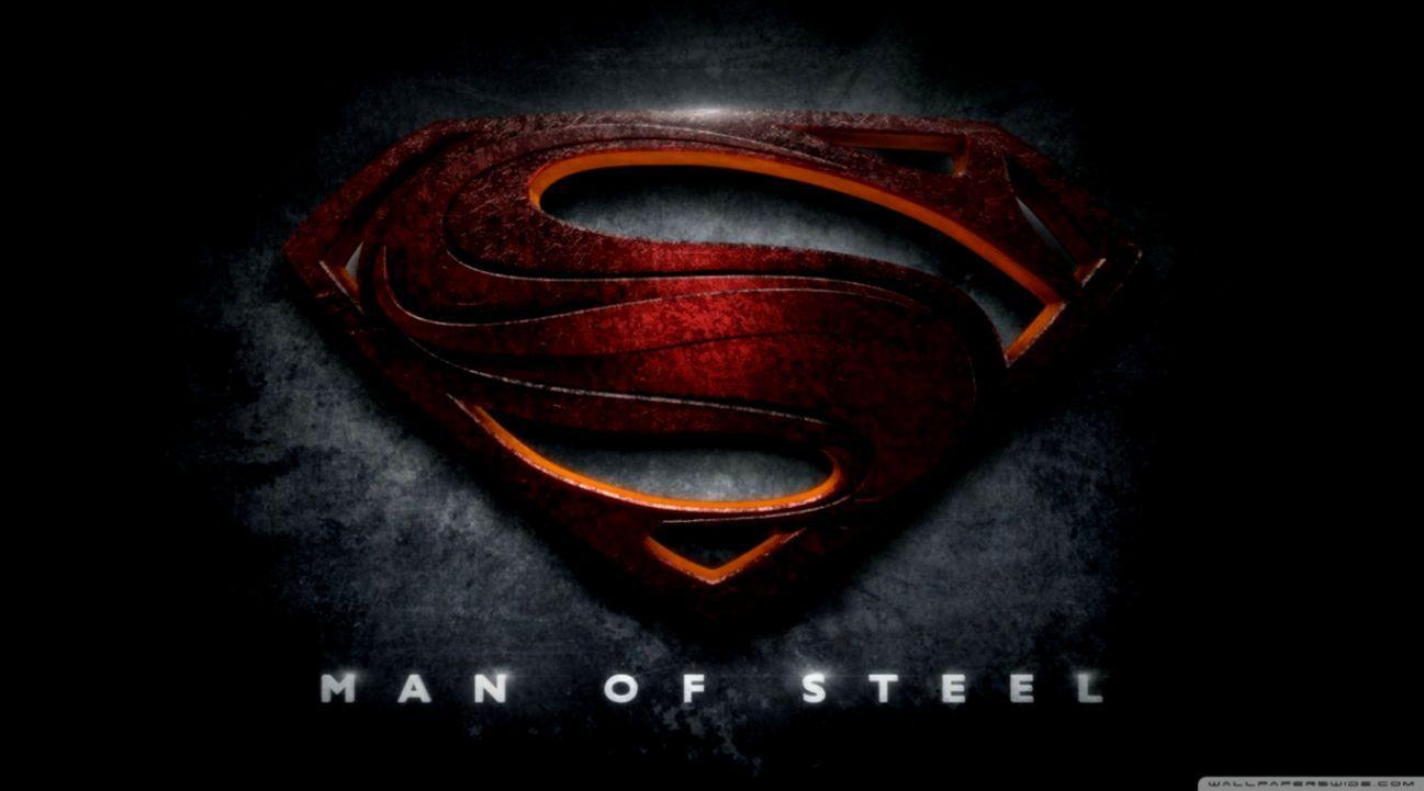1297x721 Superman Logo Man Of Steel HD Wallpaper. Wallpaper For You